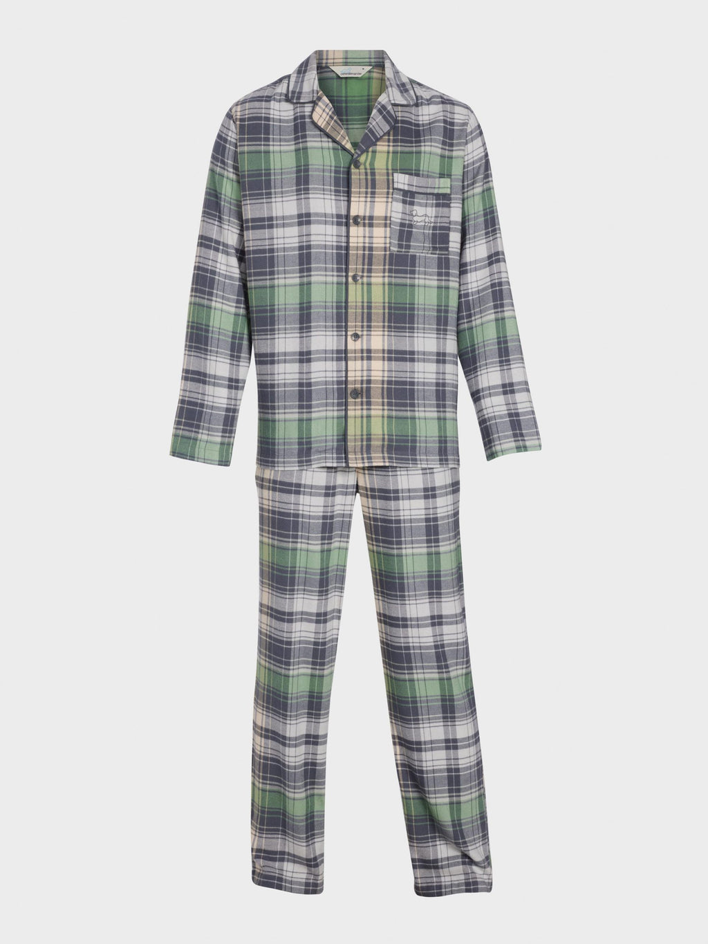 Cowboy Check Flannelette Long Sleeve Pj Set Multi image 4