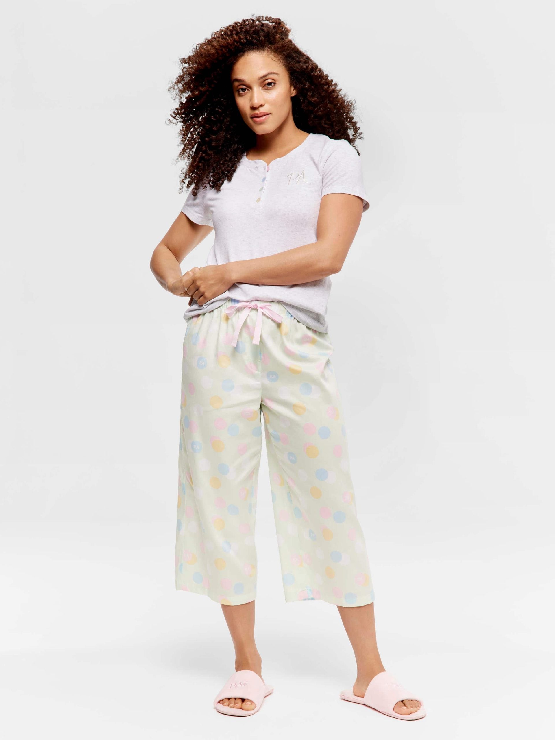 Mint Spot 3/4 Pj Pant multi image 1