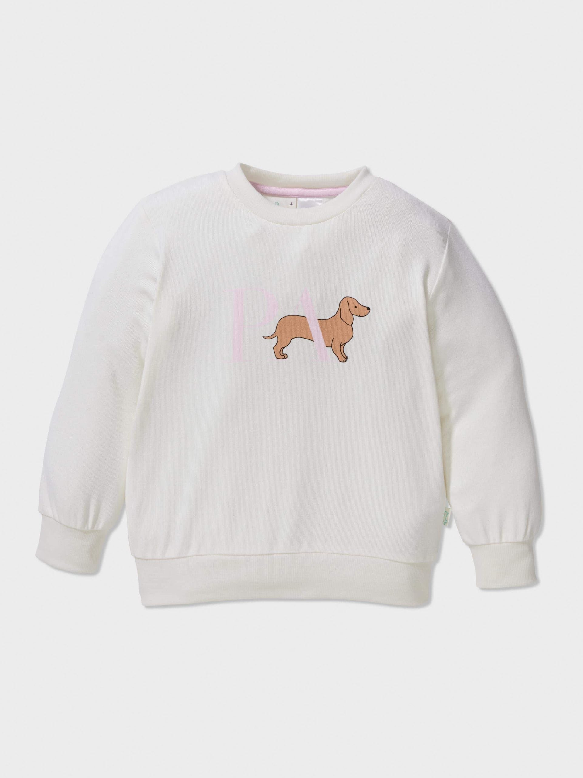Jnr Girls Penny Plush Pj Set cream image 4