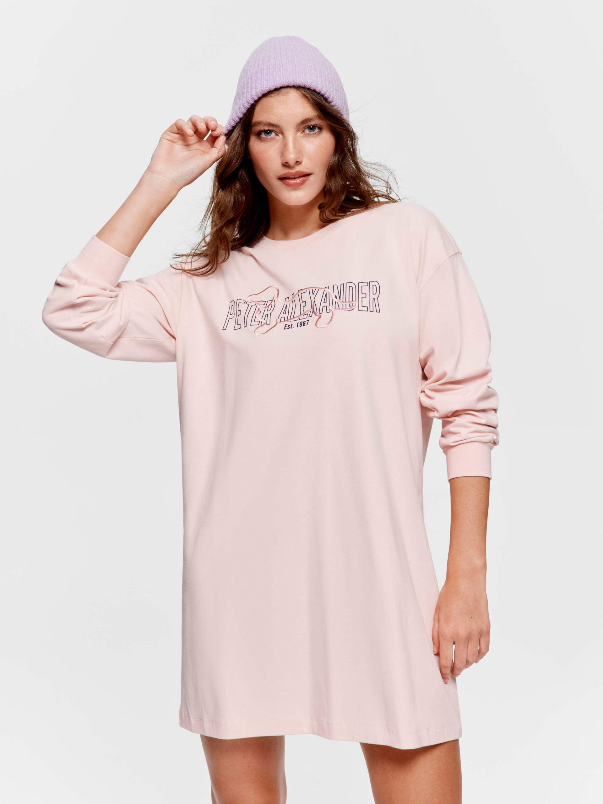 Heritage Long Sleeve Nightie pink image 1