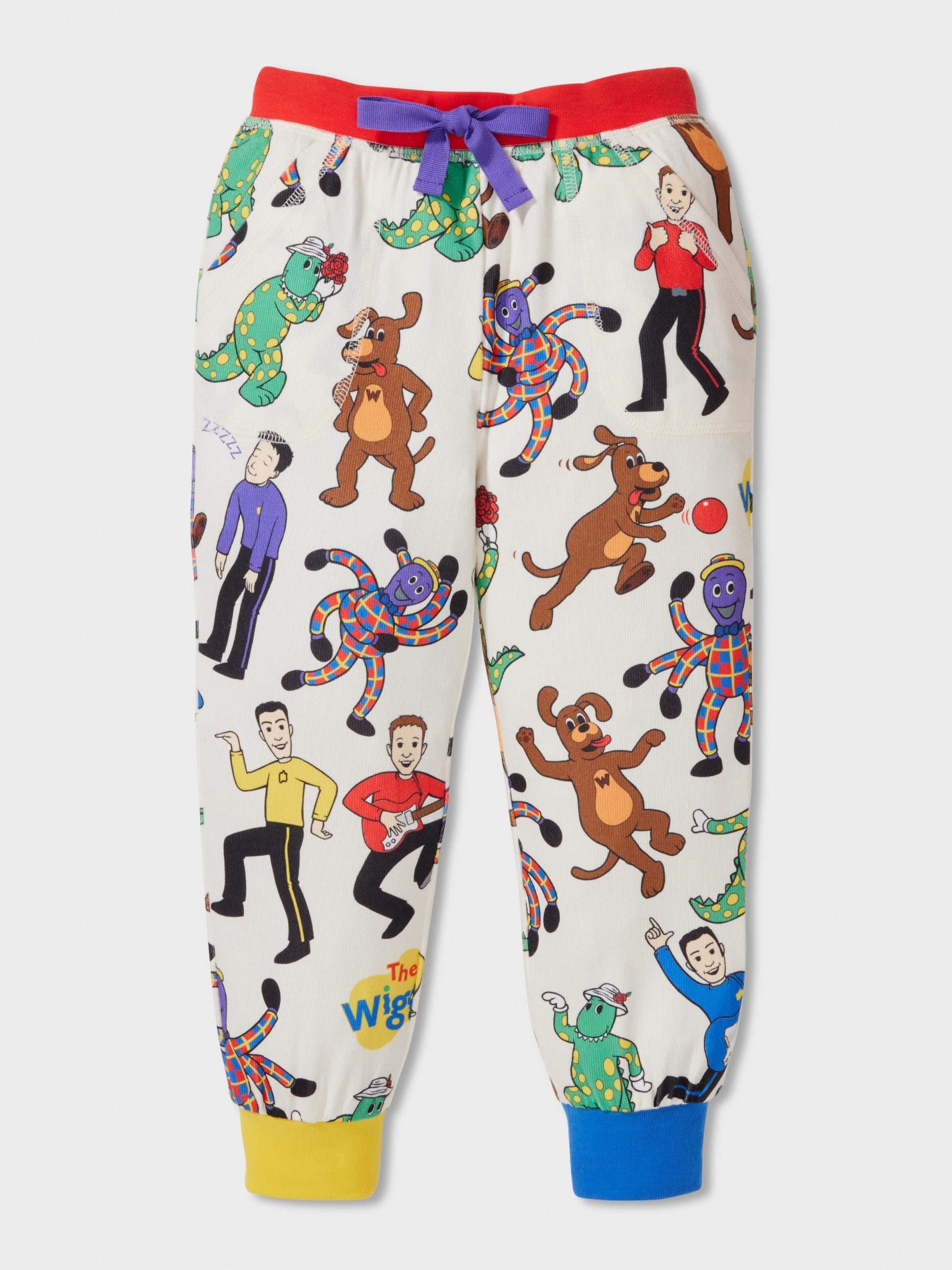 Kids The Wiggles Long Plush Pj Set Multi image 1
