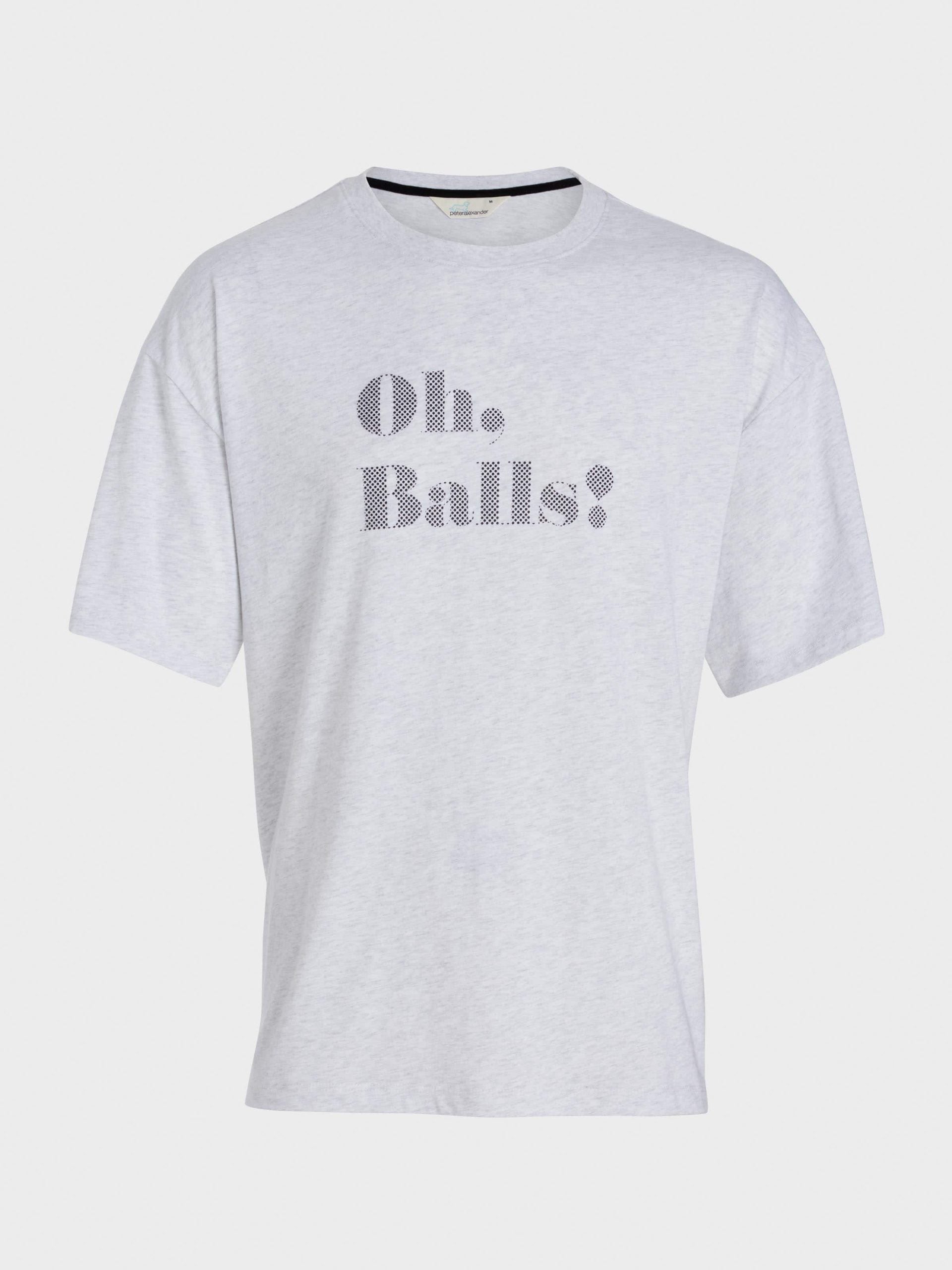 Oh Balls Tee greymarle image 3