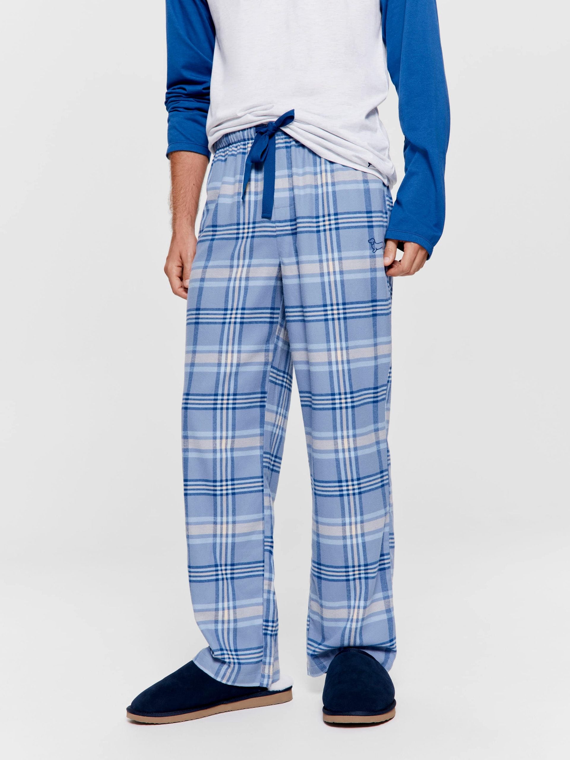 Blue Check Pj Pant multi image 2