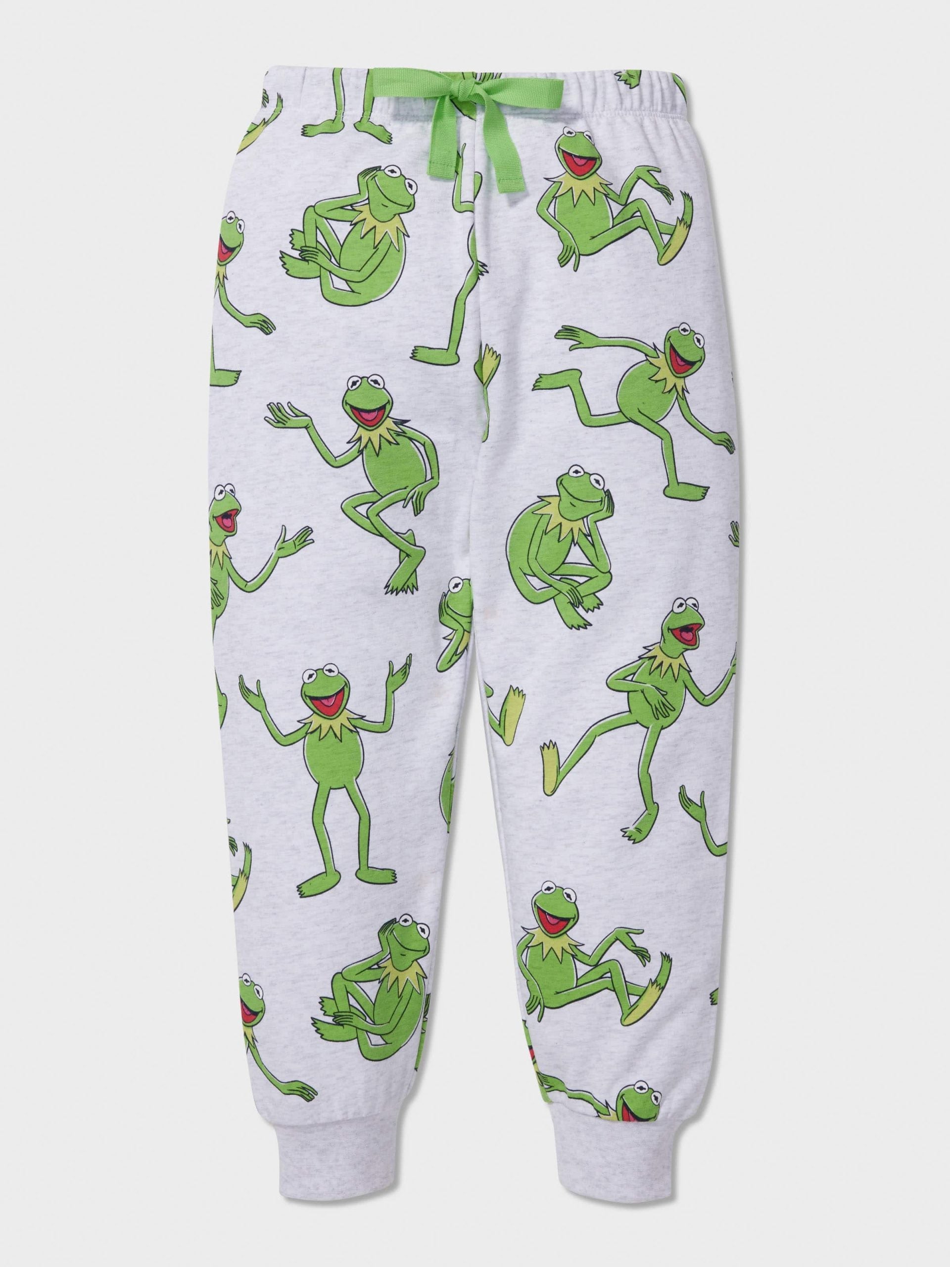 Jnr Kids Kermit Long Pj Set multi image 1