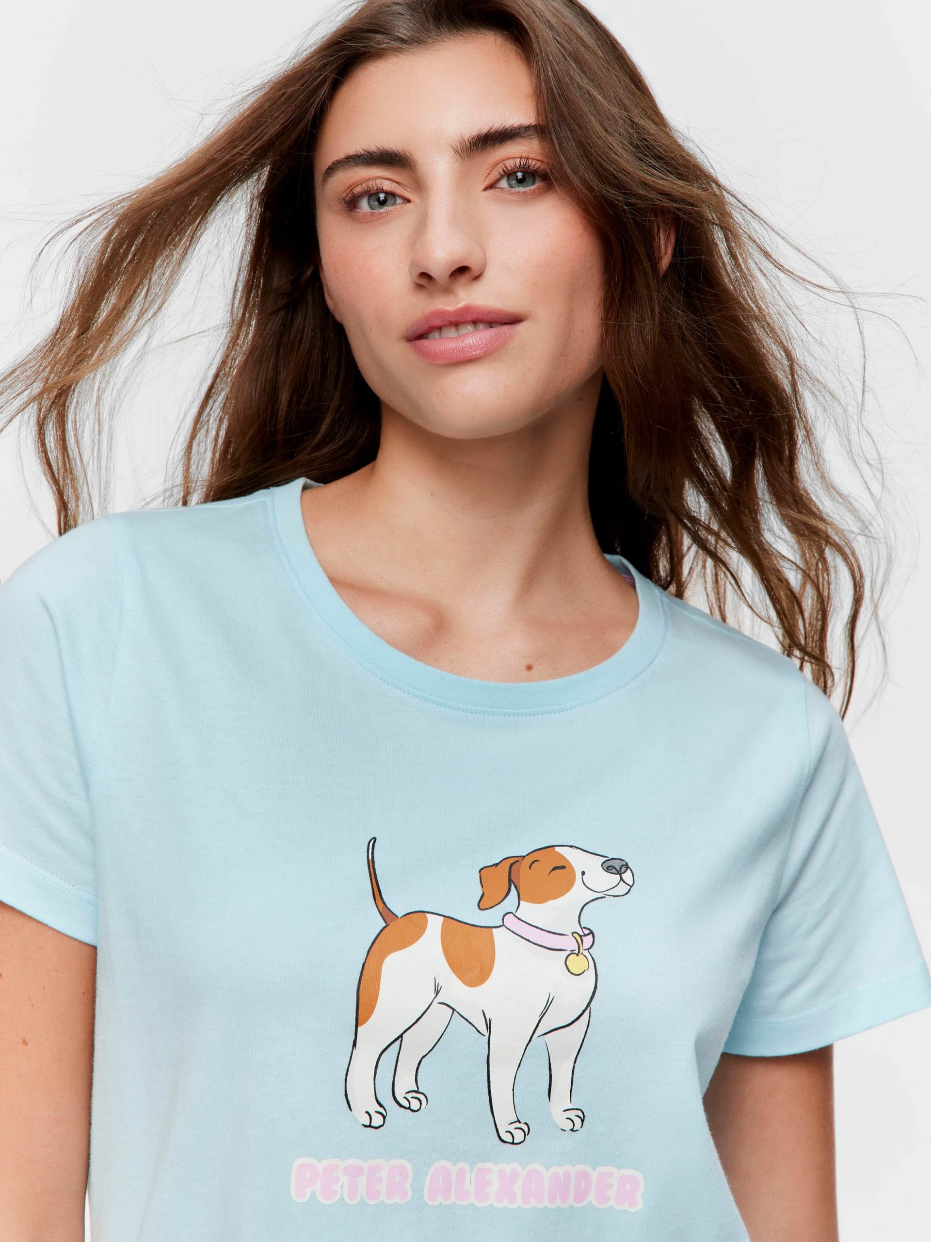 Jack Russell Tee Blue image 2
