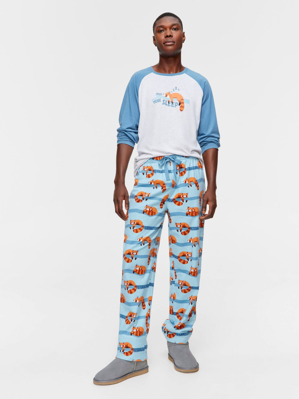 Red Panda Flannelette Classic Pj Pant multi image 0