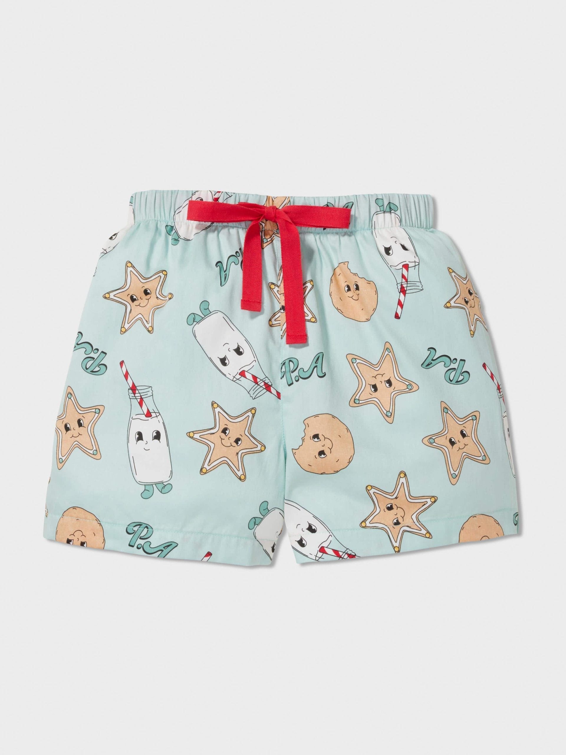 Jnr Kids Milk & Gingerbread Classic Pj Set multi image 1