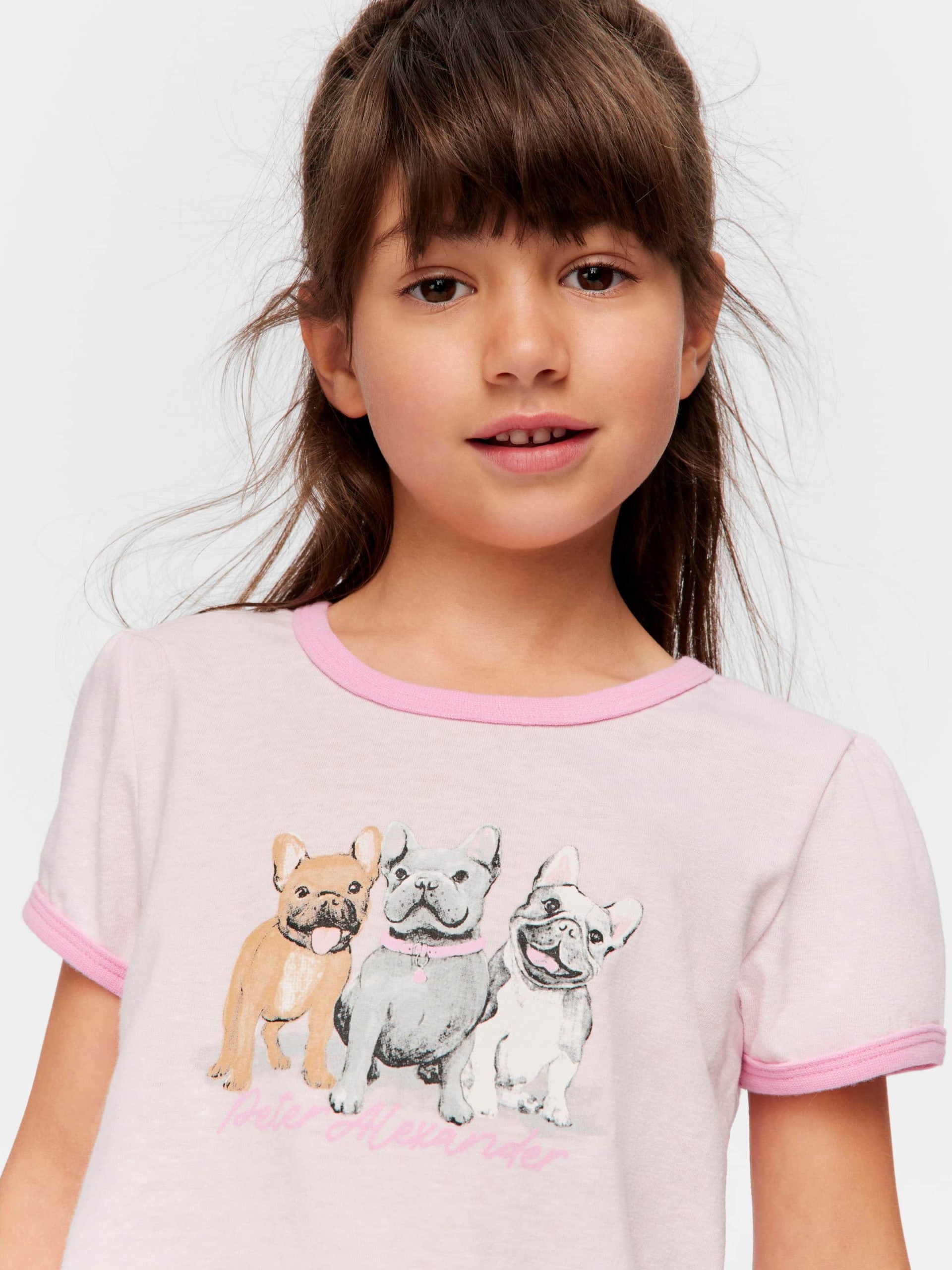 Jnr Girls Frenchie Pj Set Multi image 0