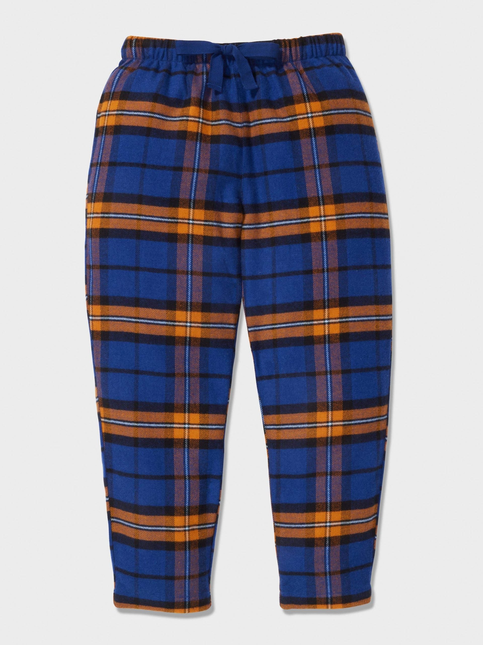 Boys Flannel Check Pj Set navy image 1