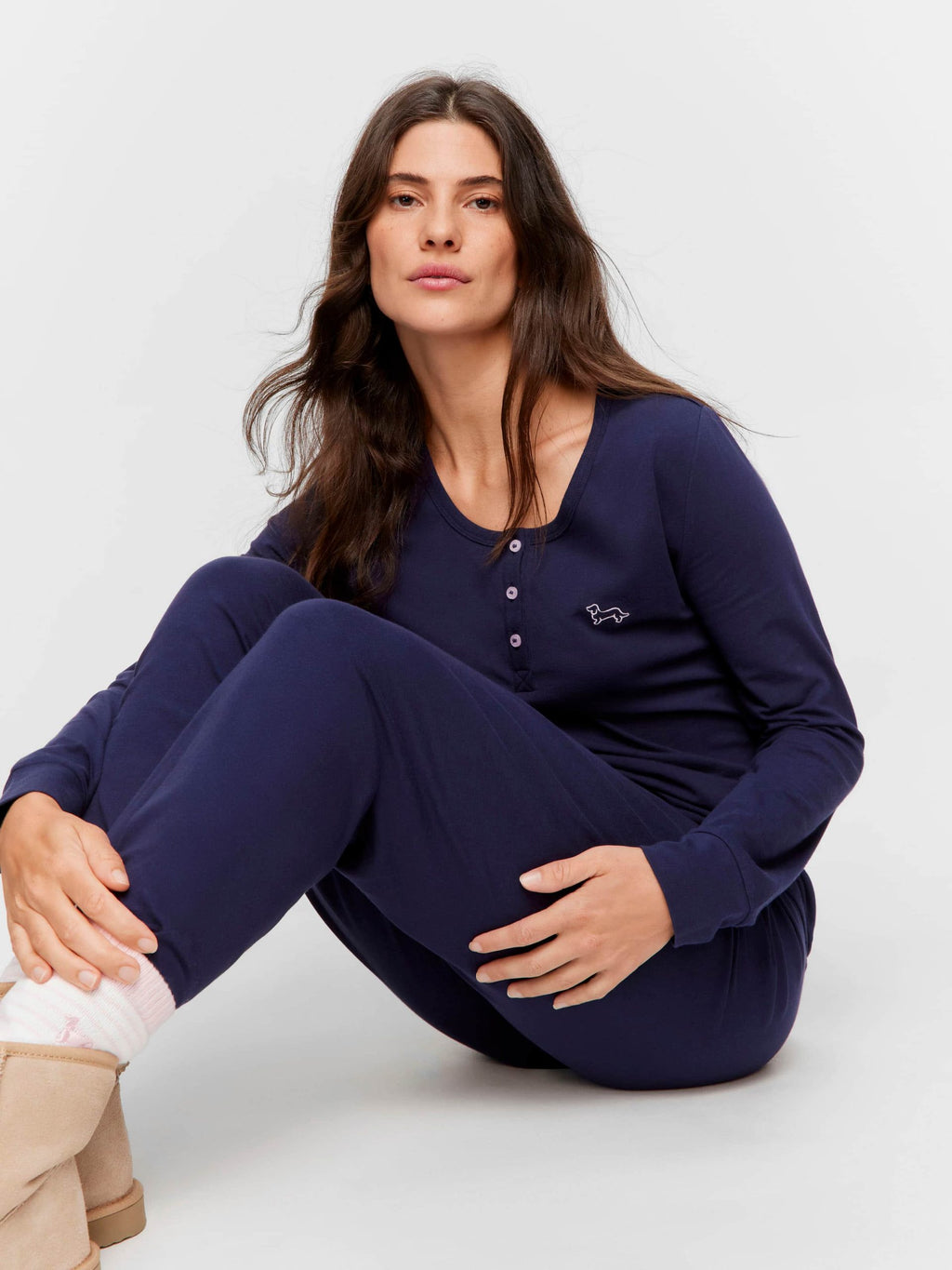 Navy Easy Pj Pant navy image 0