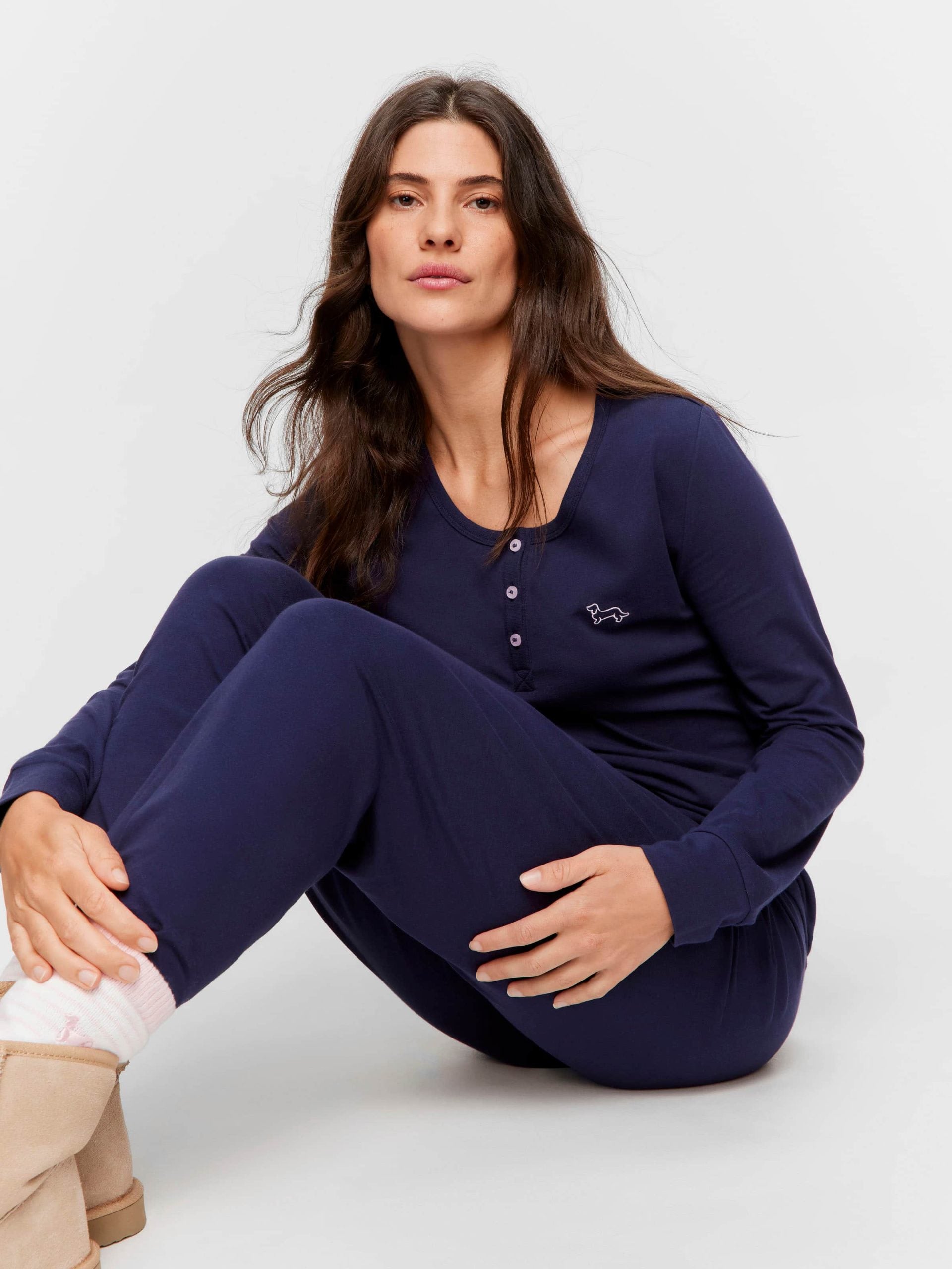 Navy Easy Pj Pant navy image 0