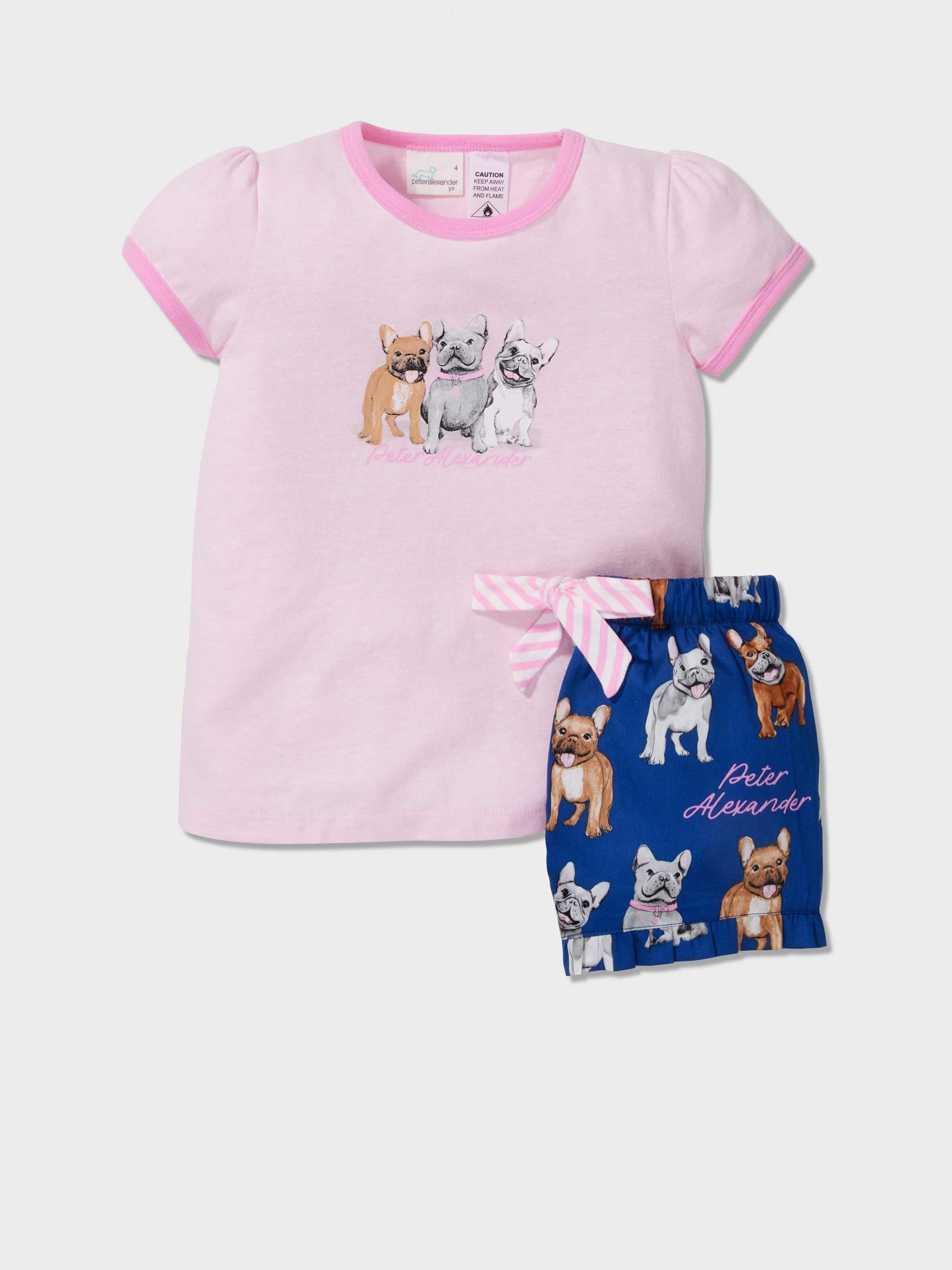 Jnr Girls Frenchie Pj Set Multi image 2