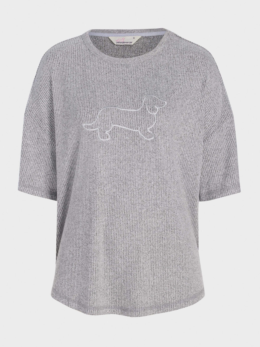 Brushed Rib Tee greymarle image 3