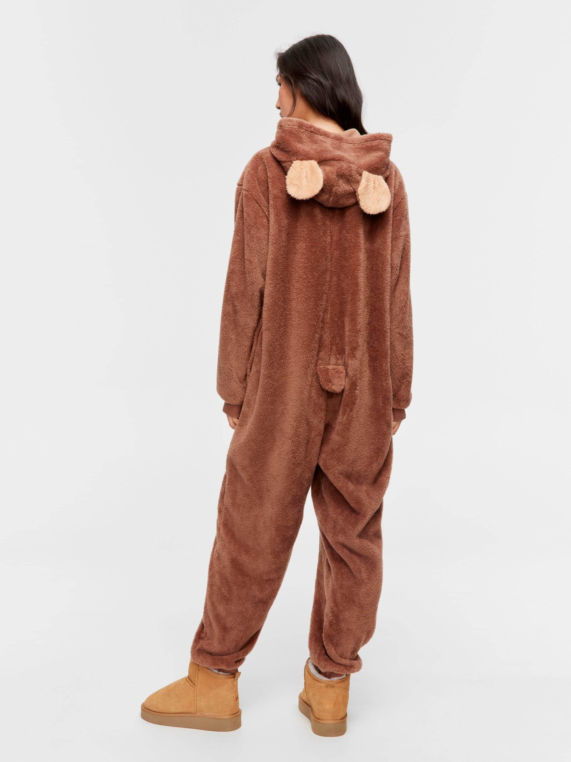 Bear Fleece Onesie multi image 3