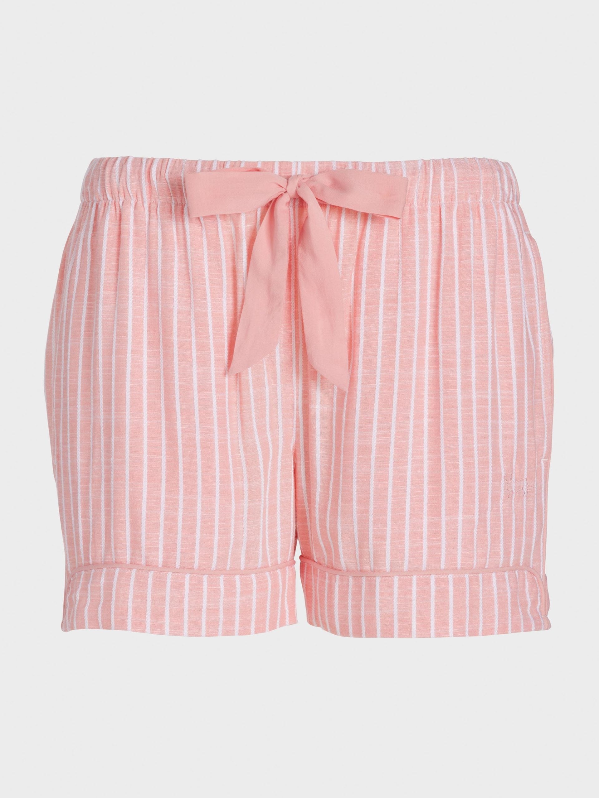 Pink Viscose Dobby Mid Short multi image 3