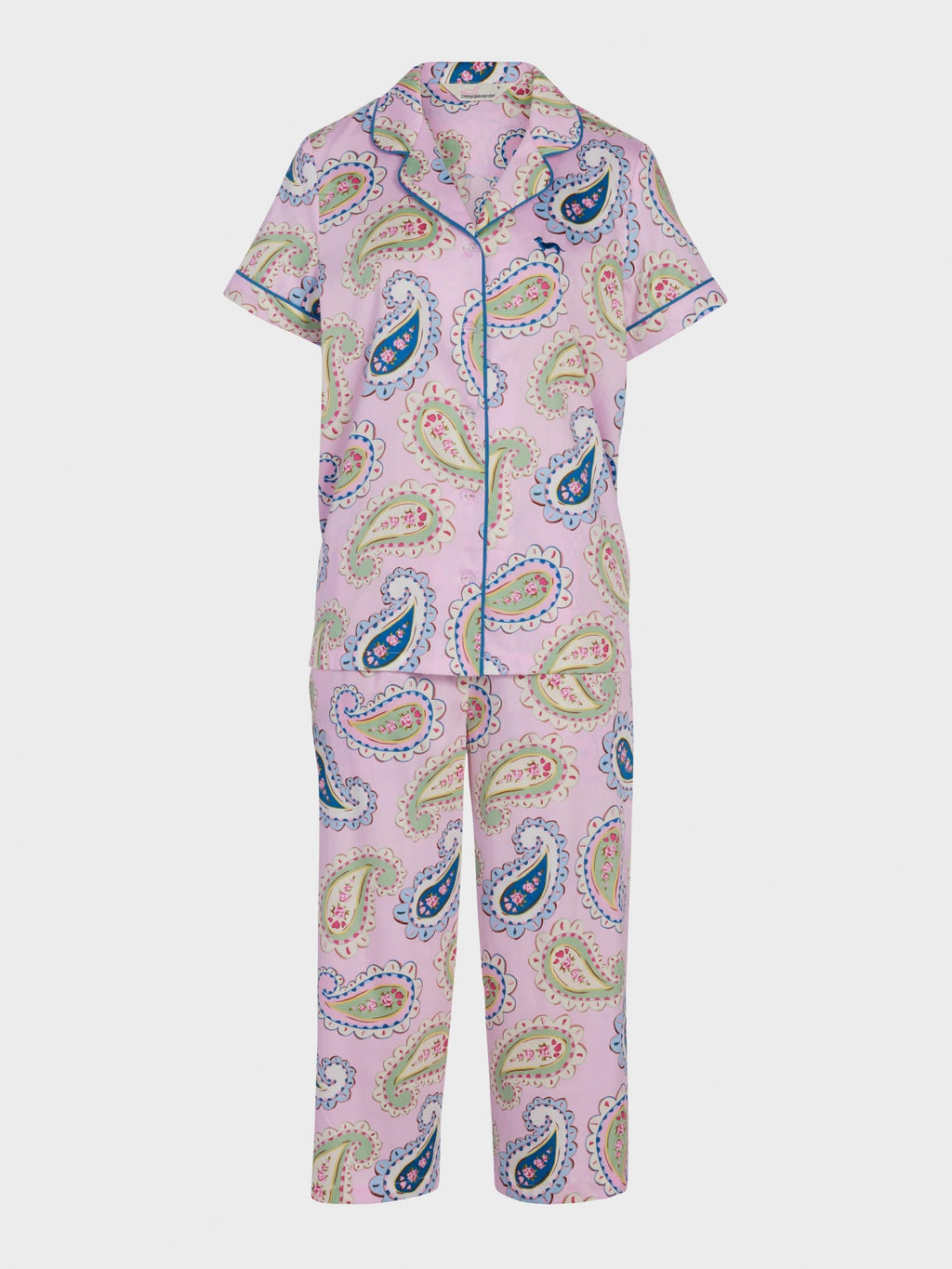 Cowgirl Paisley 100% Cotton 3/4 Pj Set Multi image 4