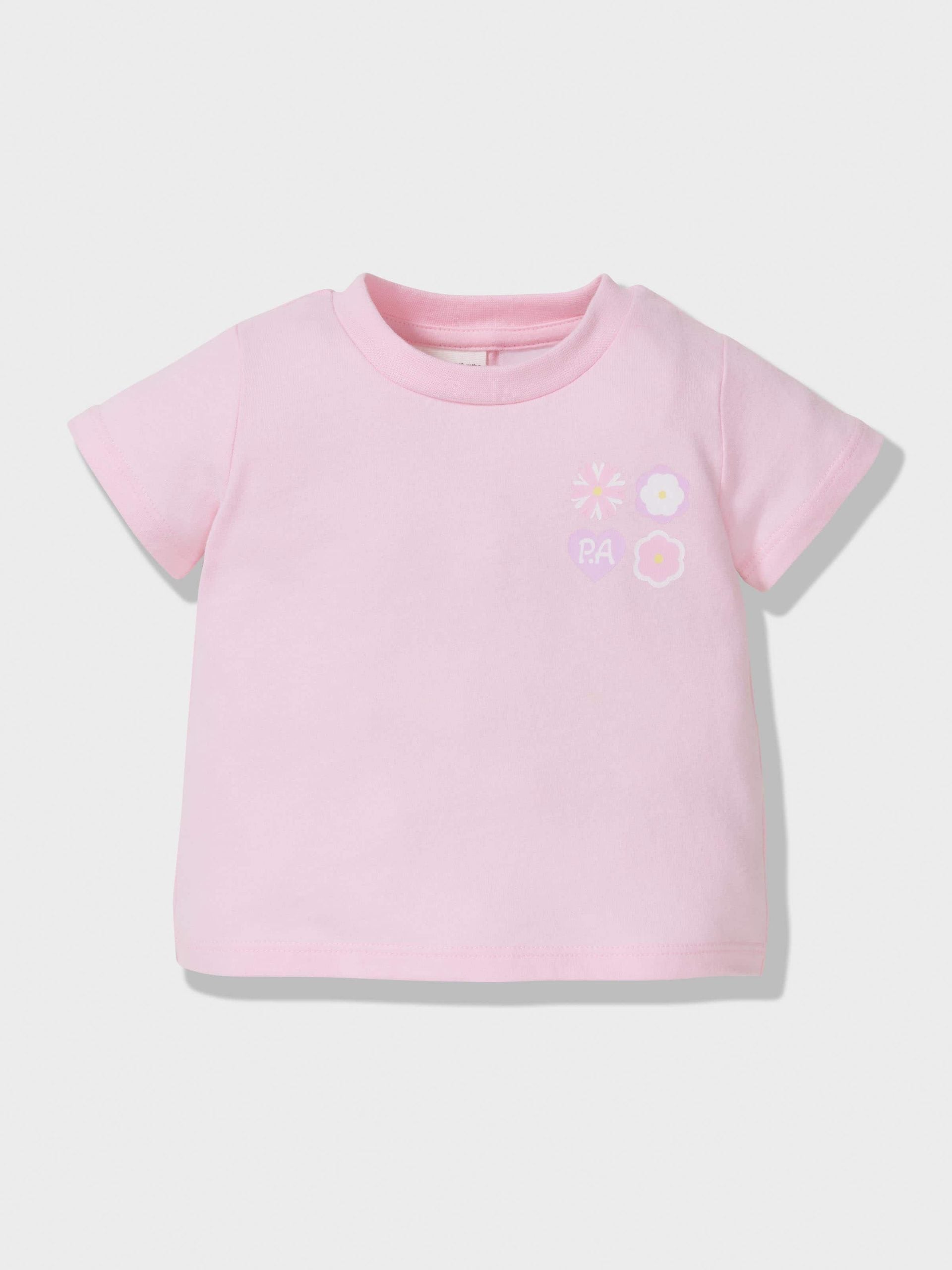 Baby Floral Check Pj Set pink image 2