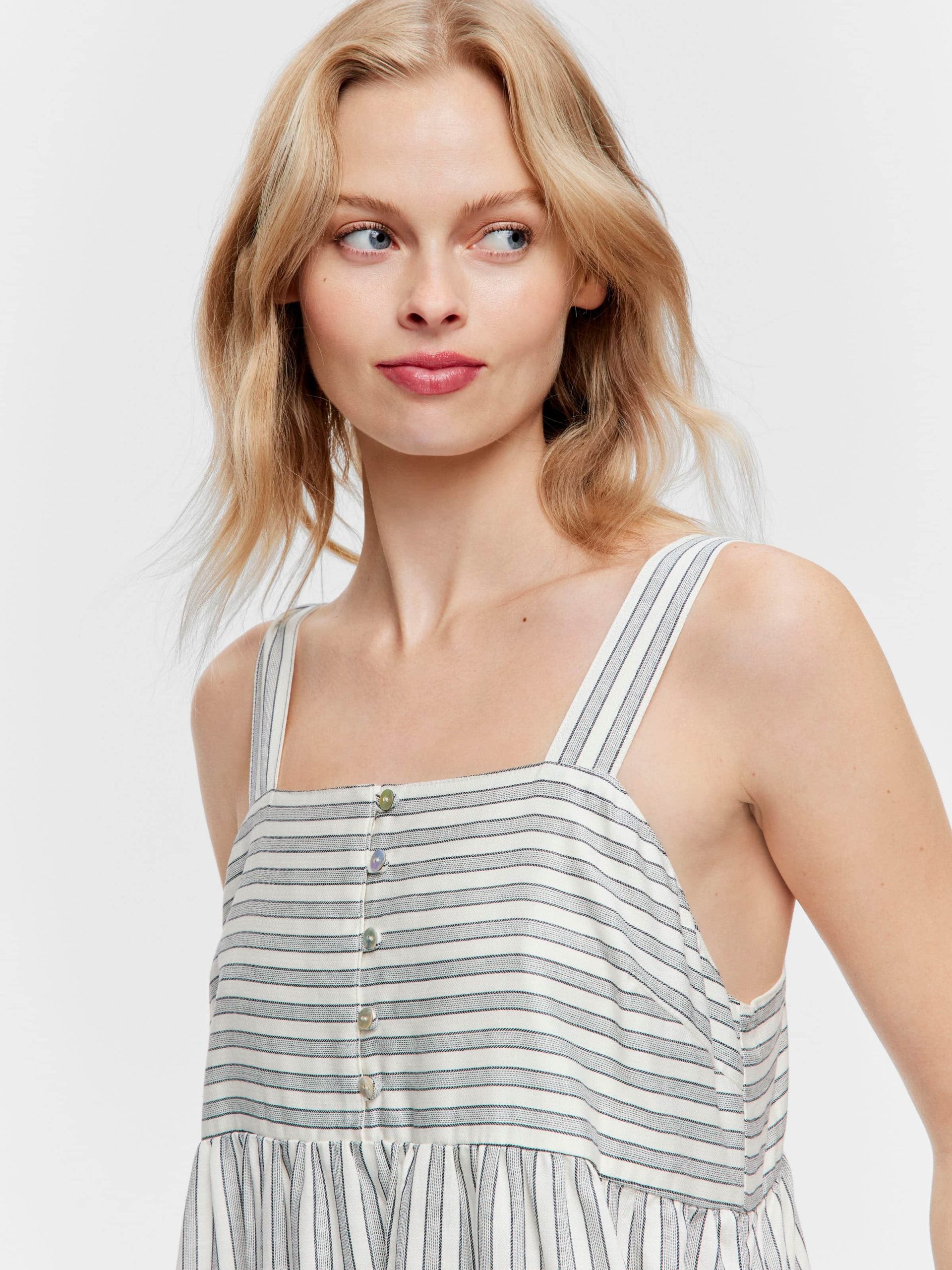 Stripe Fashion Apron Nightie multi image 2