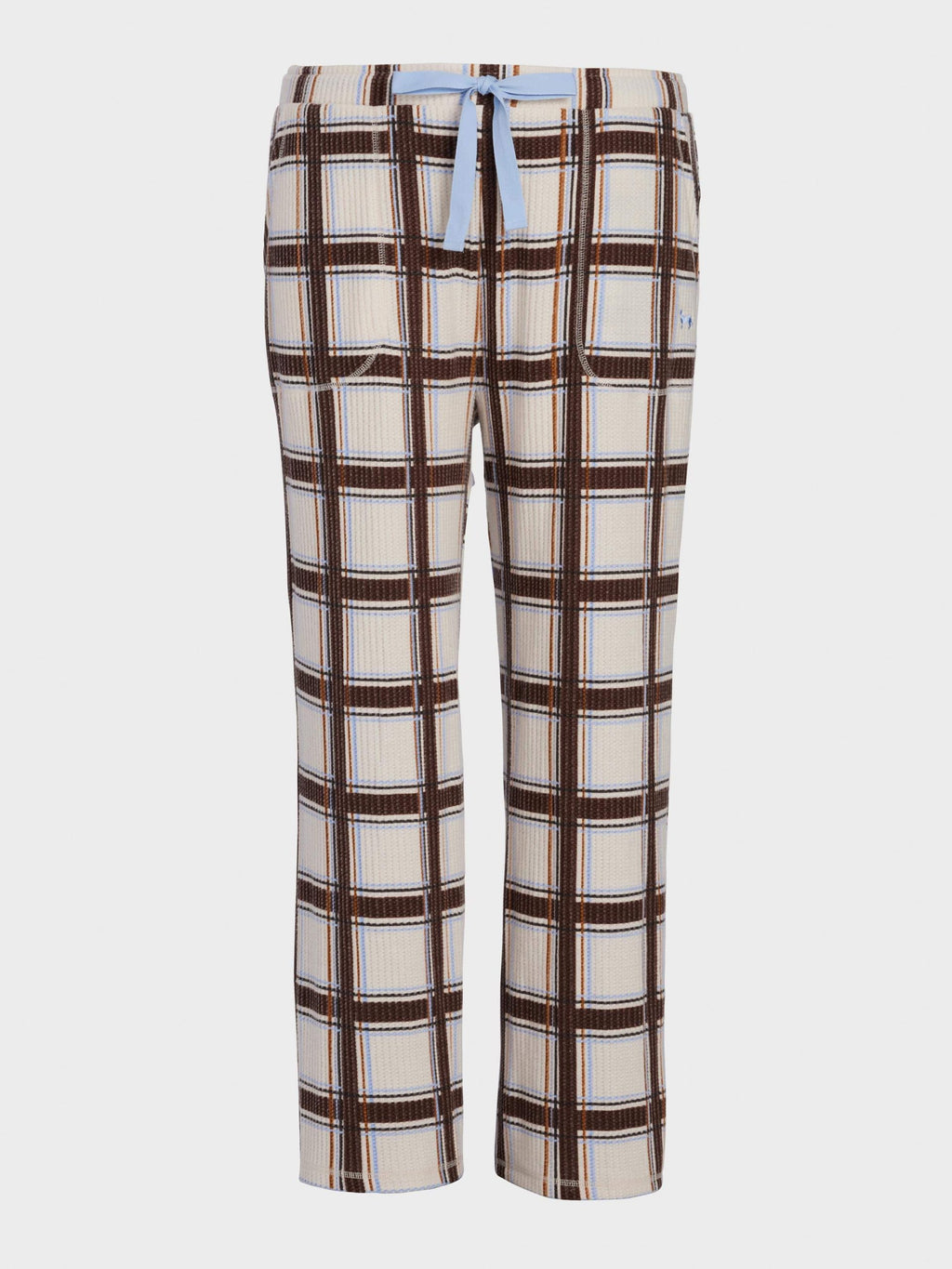 P.A. Plus Check Waffle Wide Leg Pj Pant Multi image 3