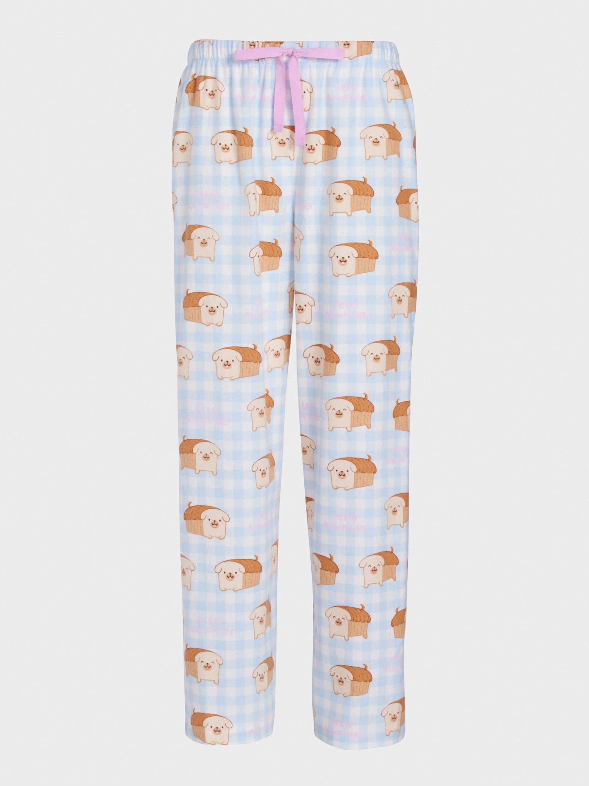 Pug Bread Classic Flannelette Pj Pant multi image 3