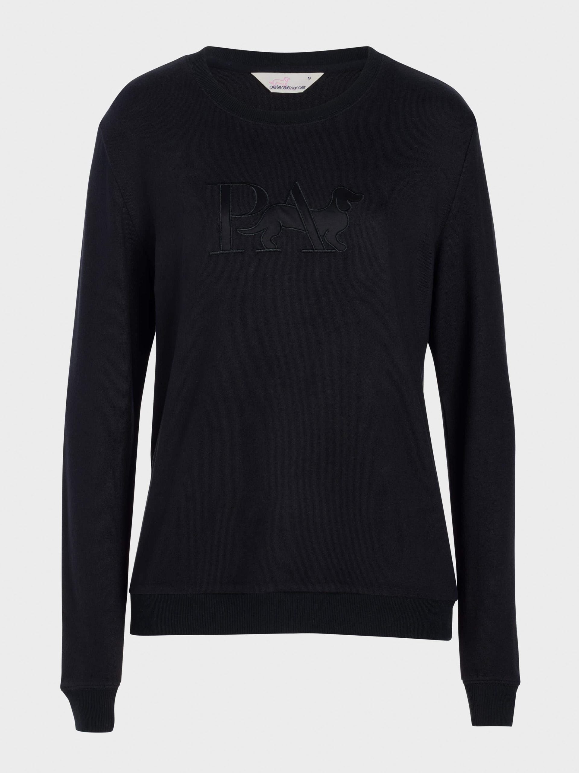 Black Plush Sweater black image 3