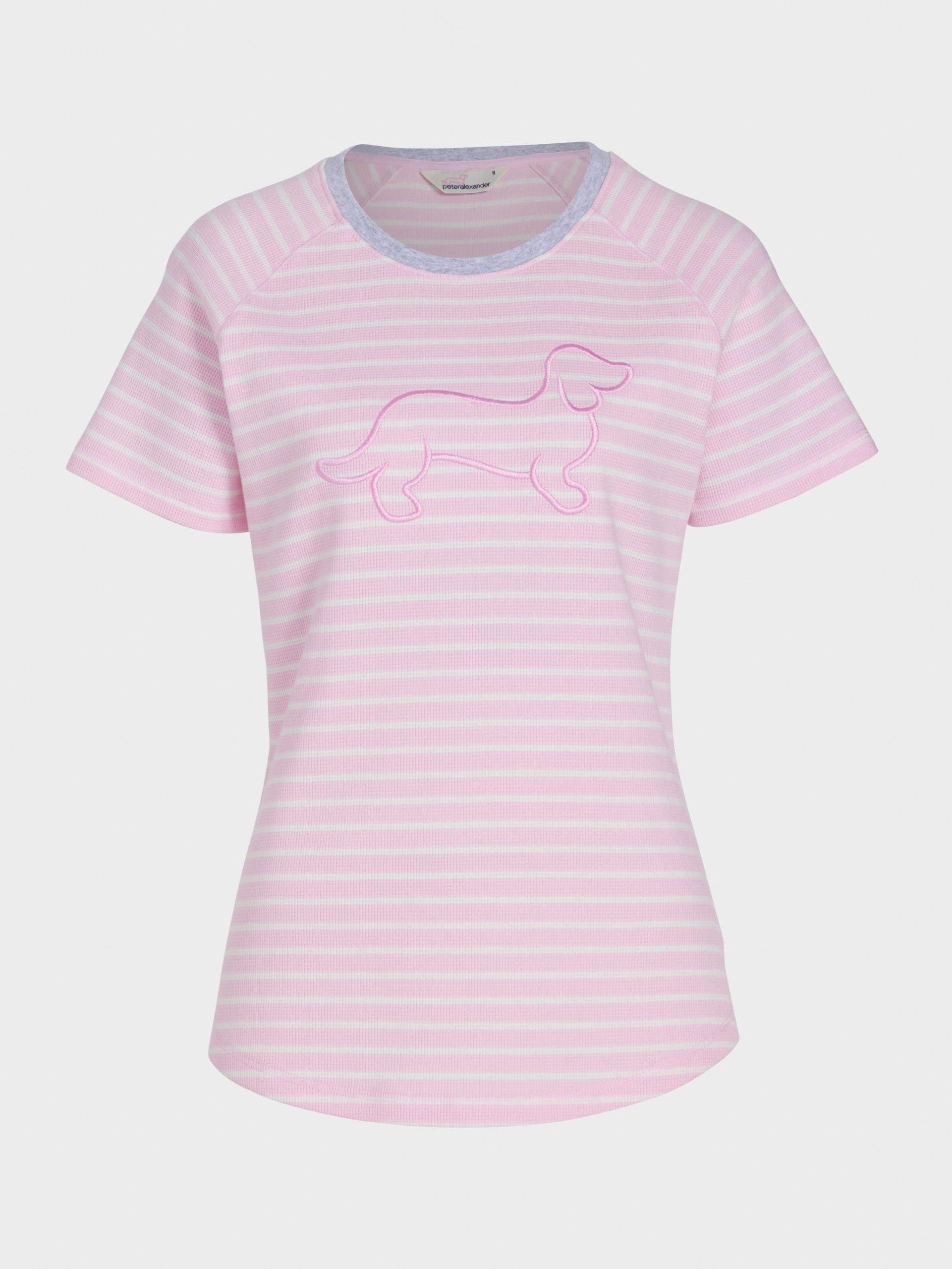 Pink Waffle Stripe Tee multi image 3