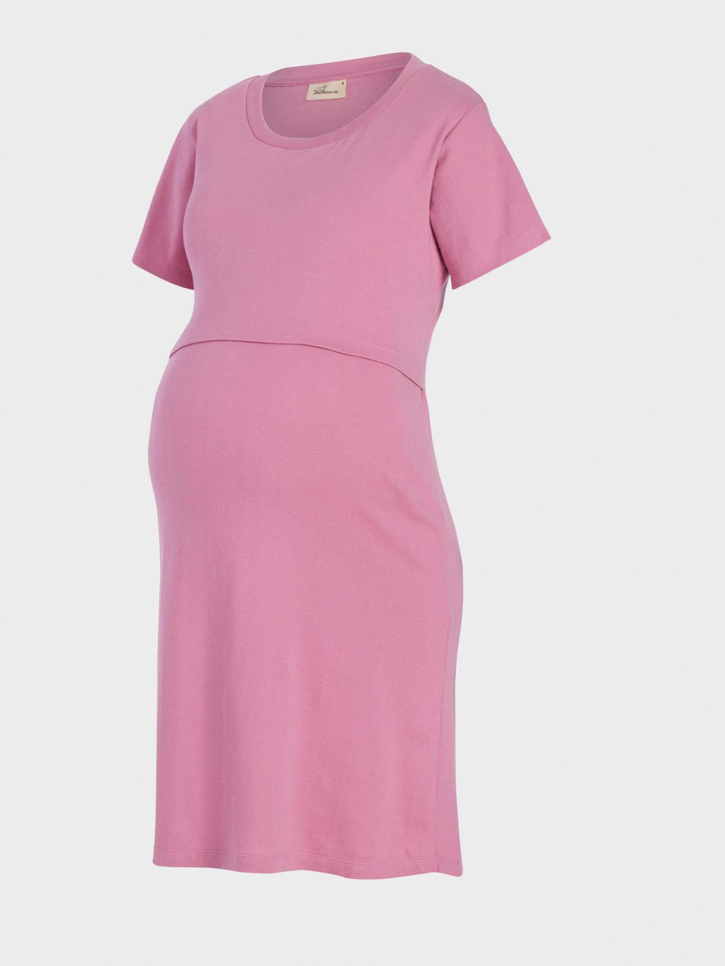 Maternity Pointelle Short Sleeve Nightie rose image 3