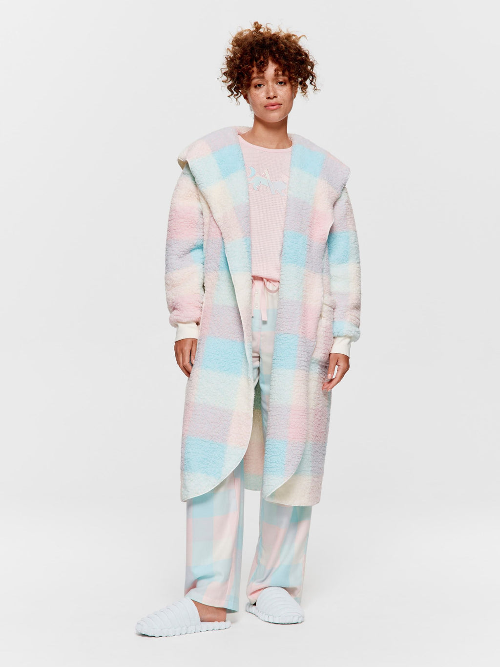 Buffalo Check Teddy Gown multi image 2