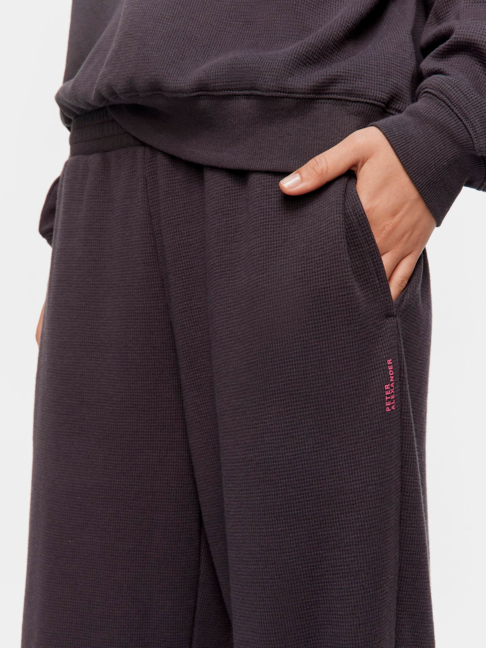 Waffle Track Pj Pant charcoal image 2