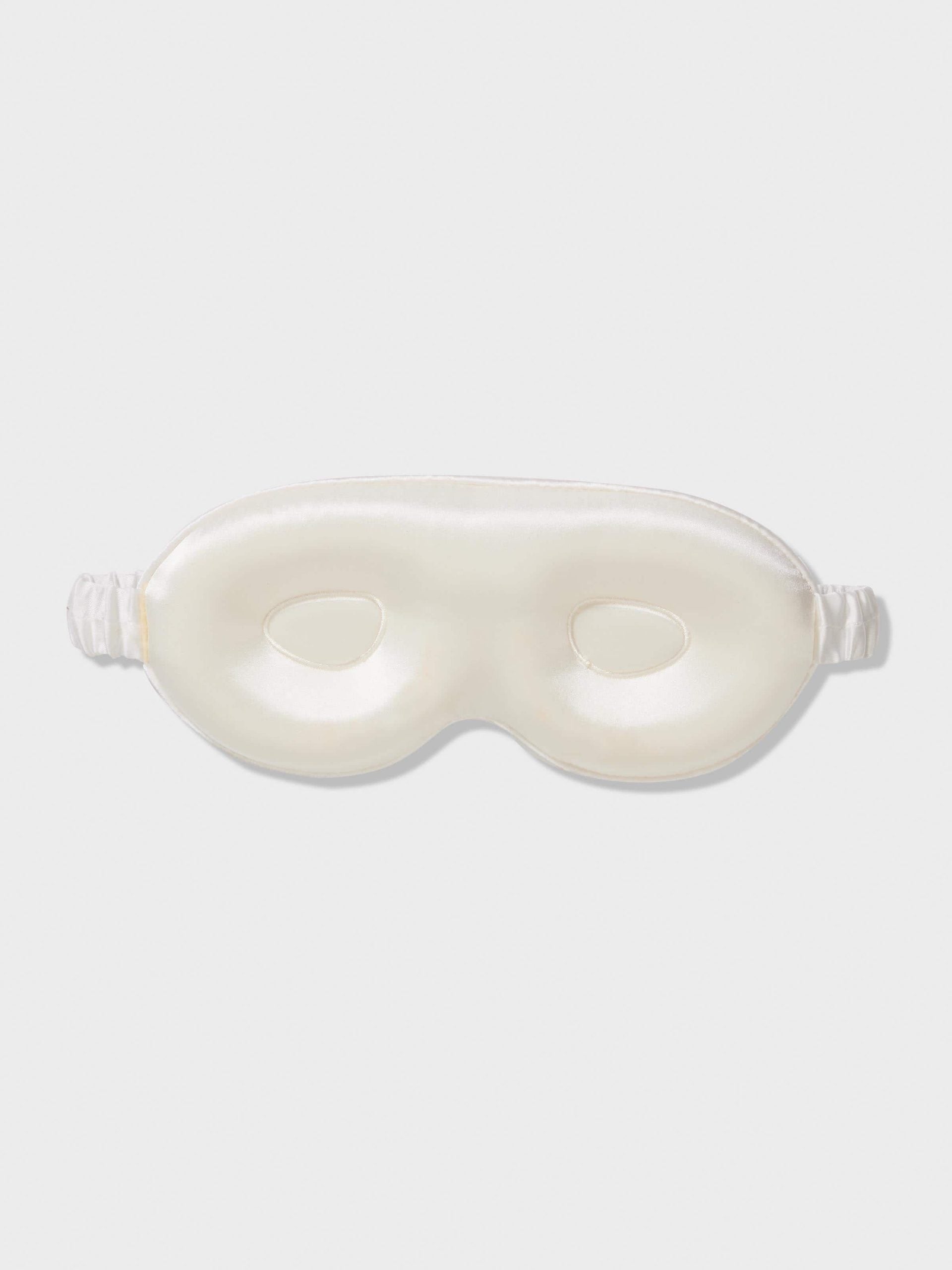 White Mulberry Silk Contour Eye Mask white image 2