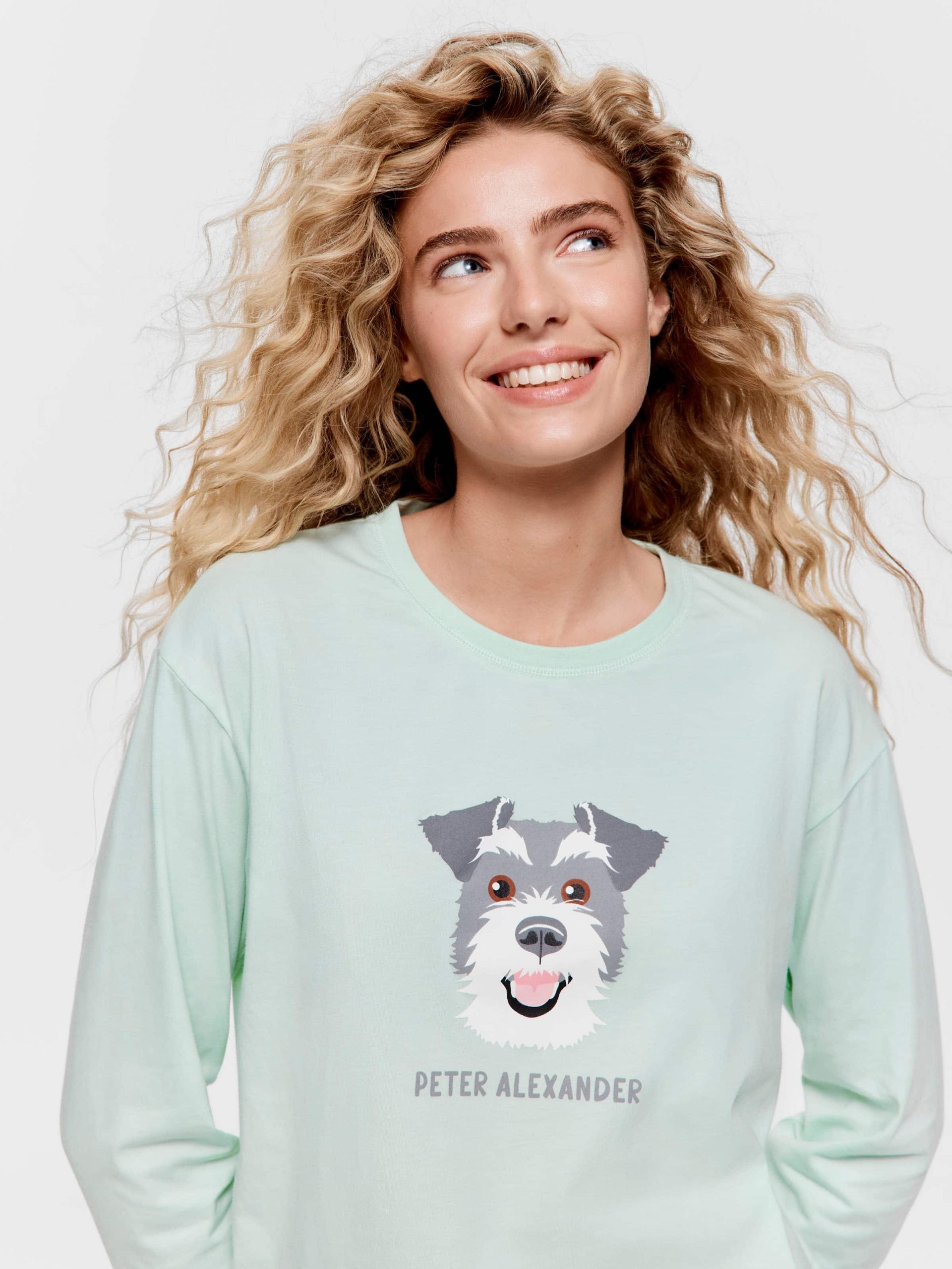 Schnauzer Sweater Mint image 2
