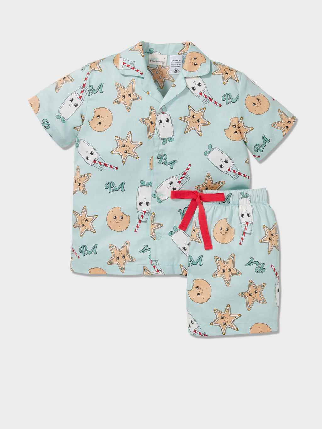Jnr Kids Milk & Gingerbread Classic Pj Set multi image 0