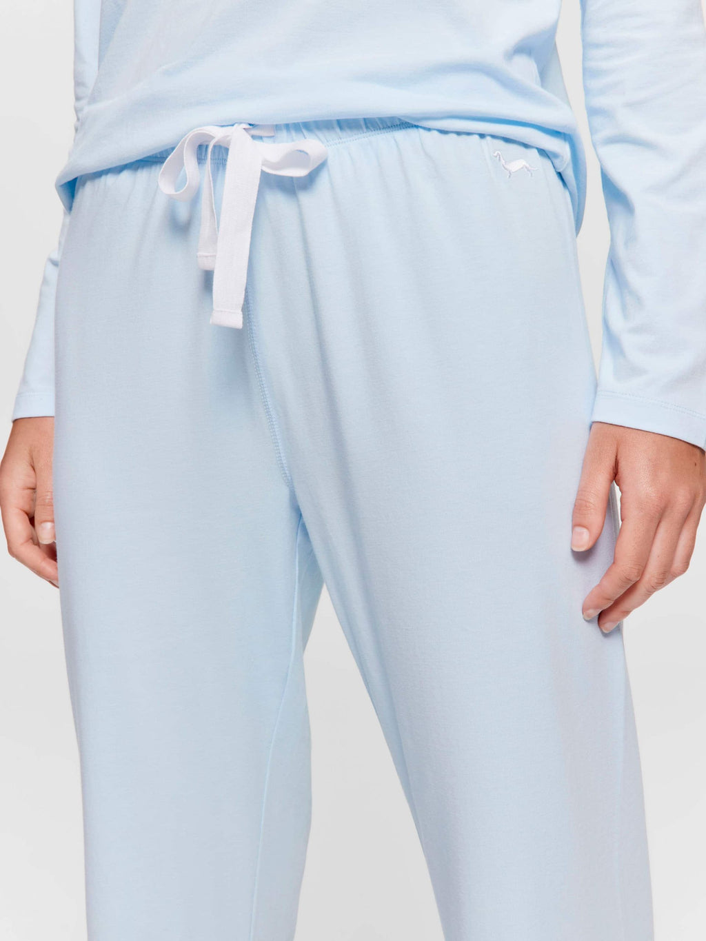 Pale Blue Straight Leg Pj Pant paleblue image 2
