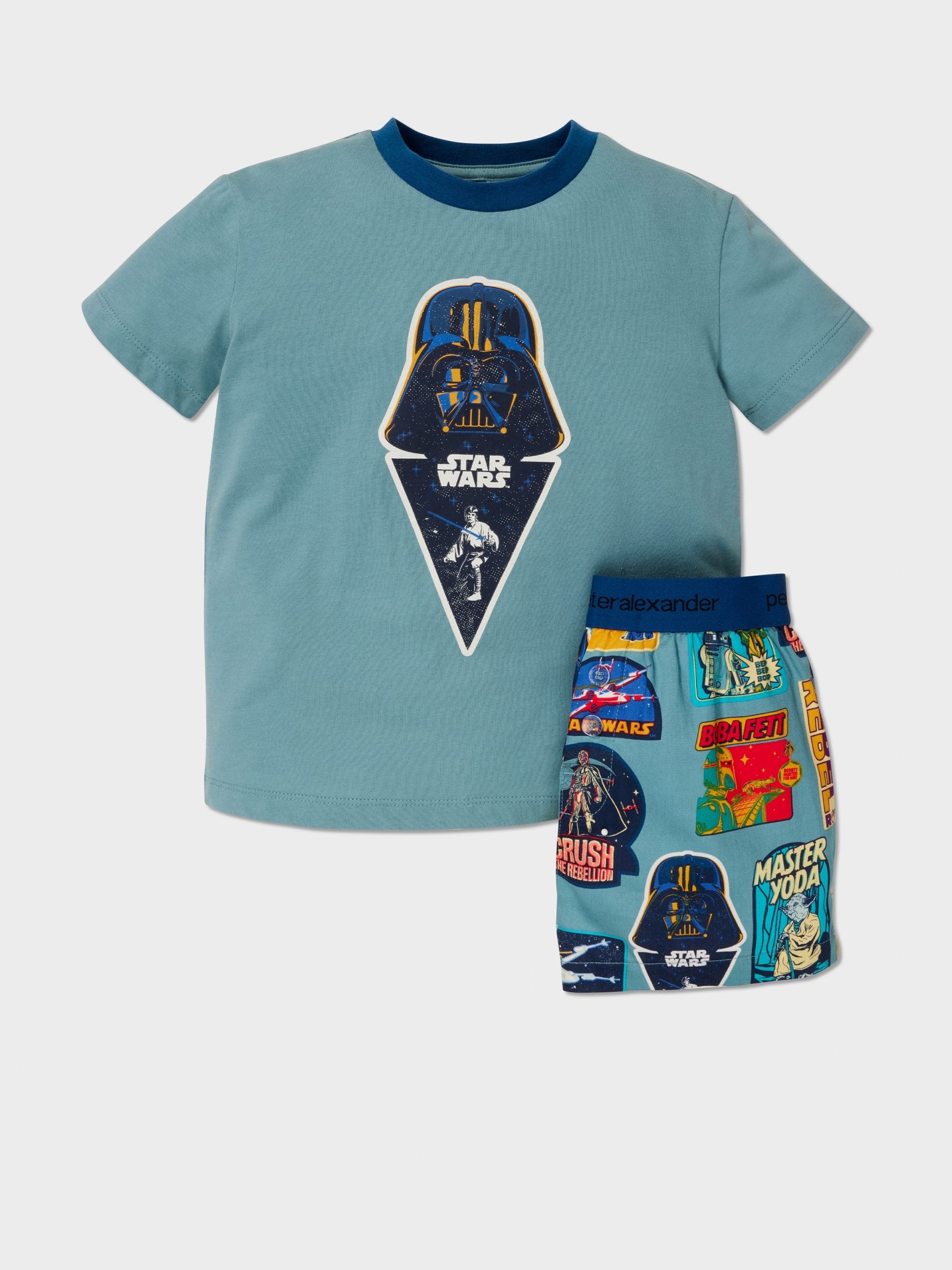 Jnr Boys Star Wars Short Pj Set multi image 2