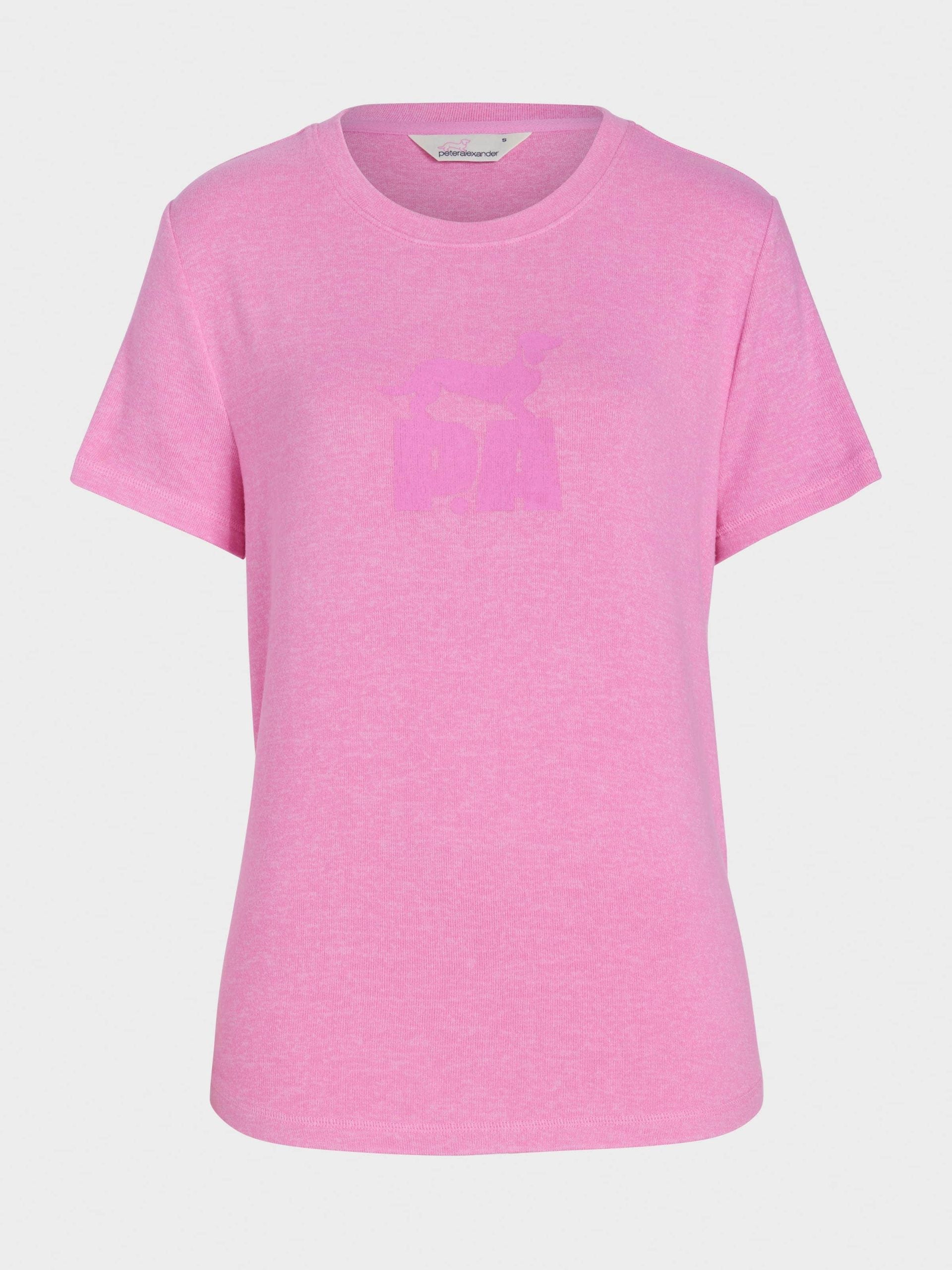 Fuzzy Logo Tee pink image 3