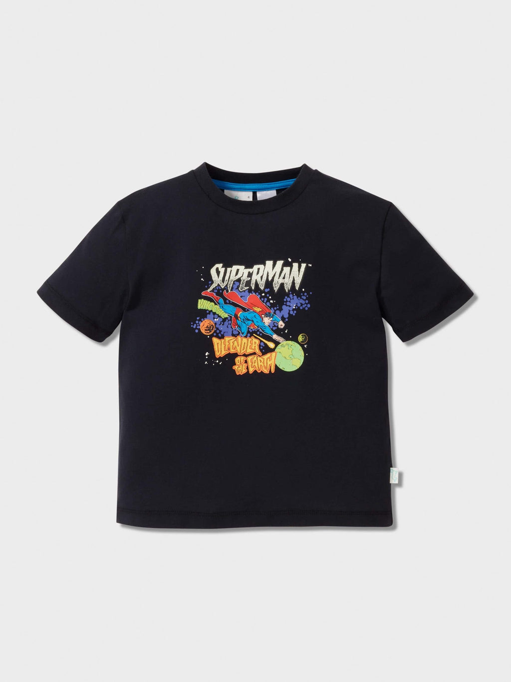Boys Glow In The Dark Superman Short Pj Set Multi image 3