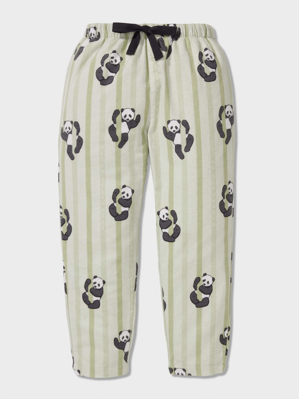 Jnr Boys Green Panda Classic Pj Set multi image 1