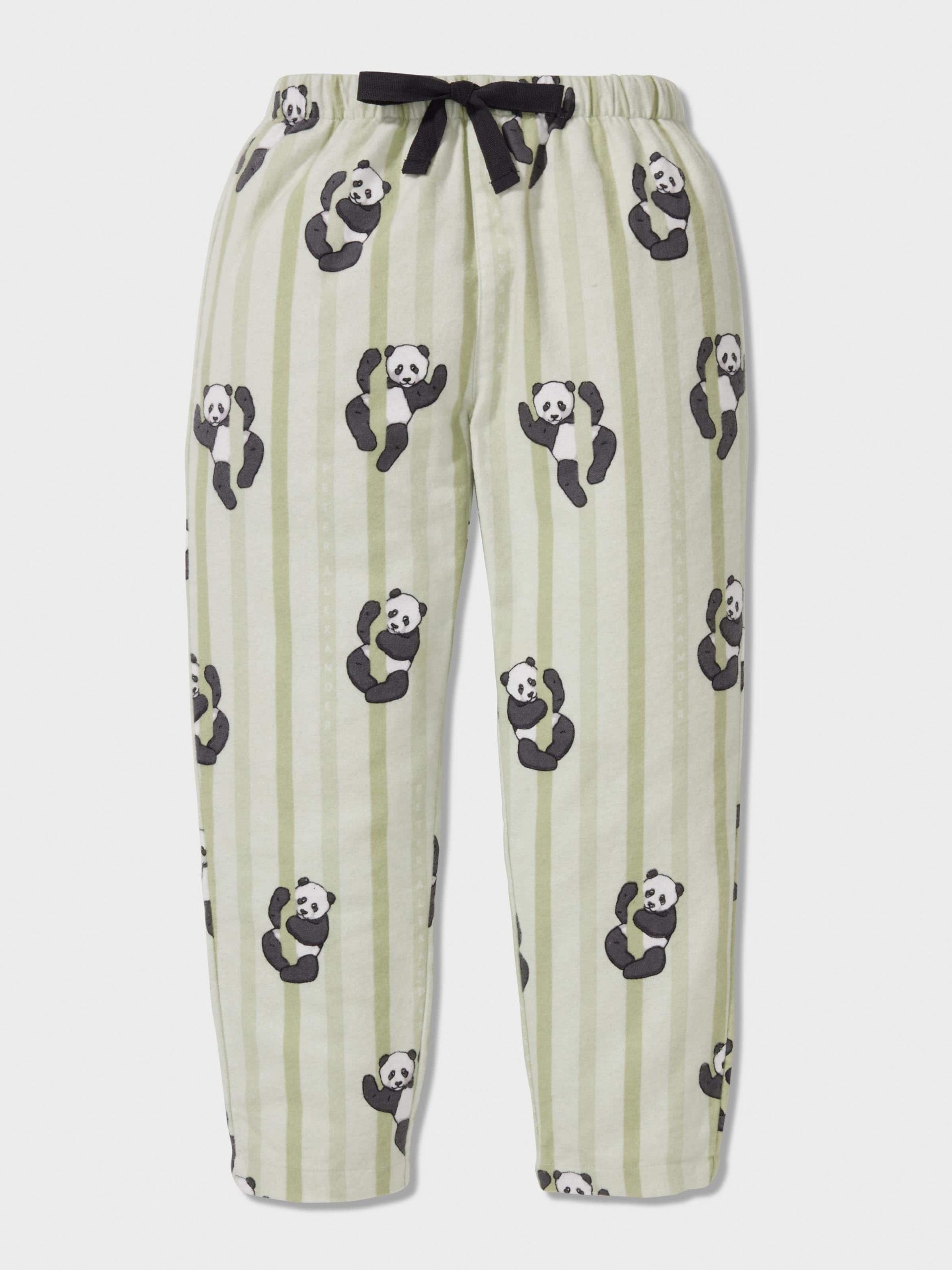 Jnr Boys Green Panda Classic Pj Set multi image 1