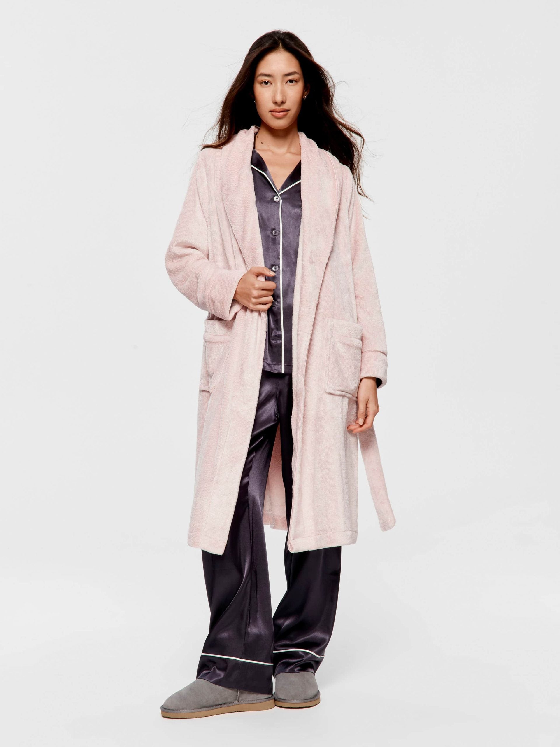 Pink Stripe Fashion Gown multi image 0