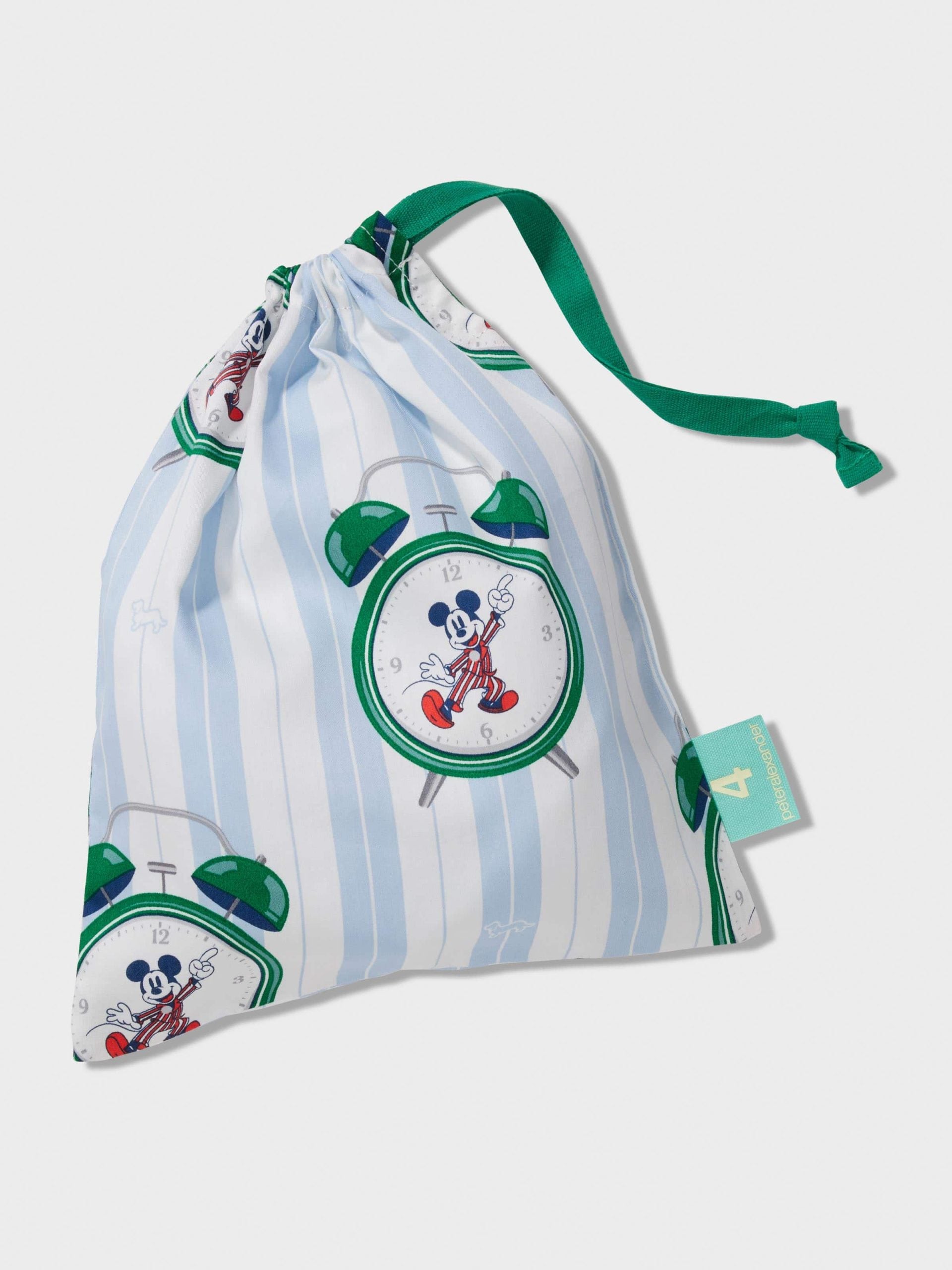 Jnr Boys Disney Mickey Clock Long Pj Set Multi image 3