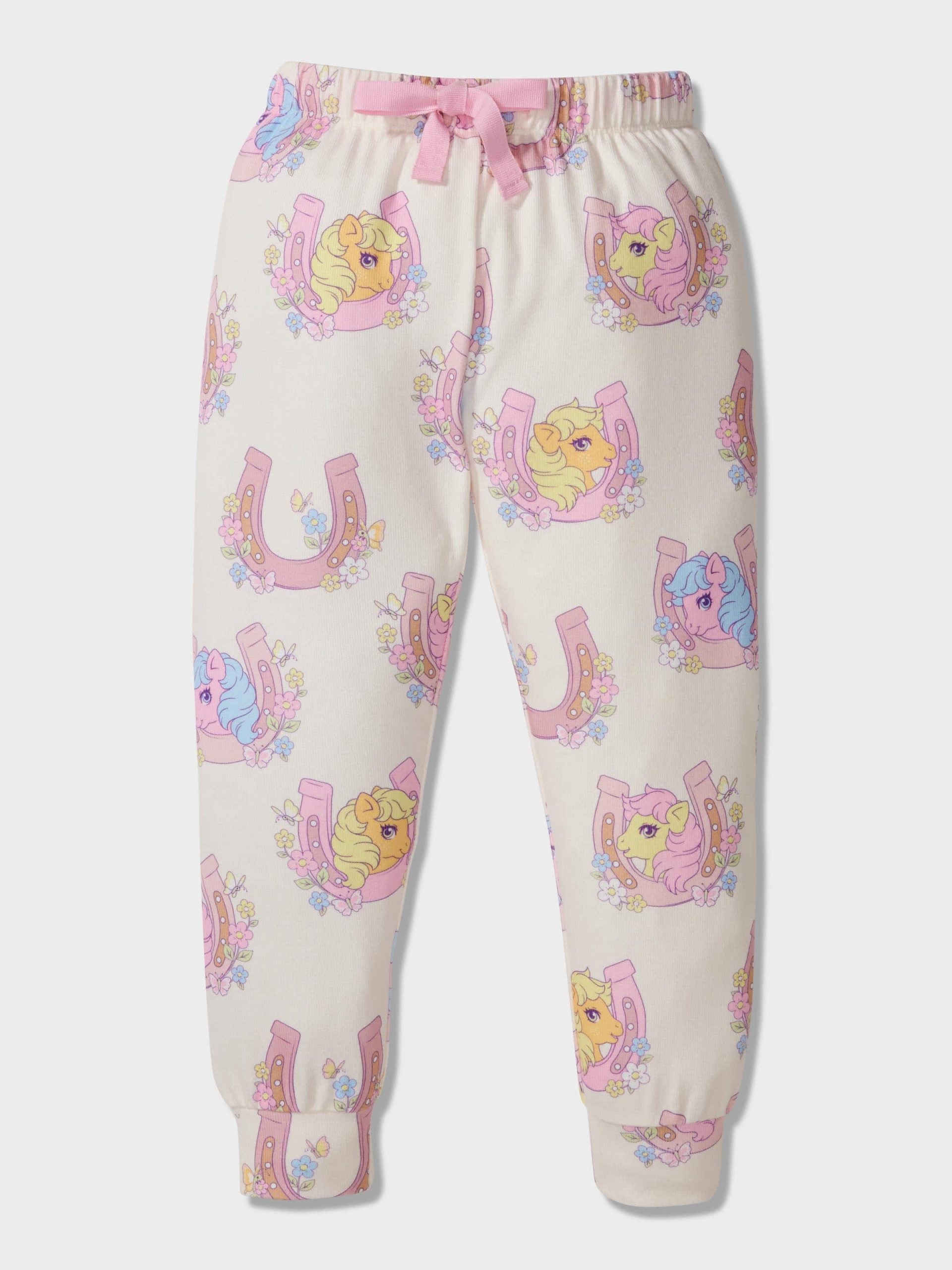 Jnr Girls My Little Pony Plush Long Pj Set Multi image 1