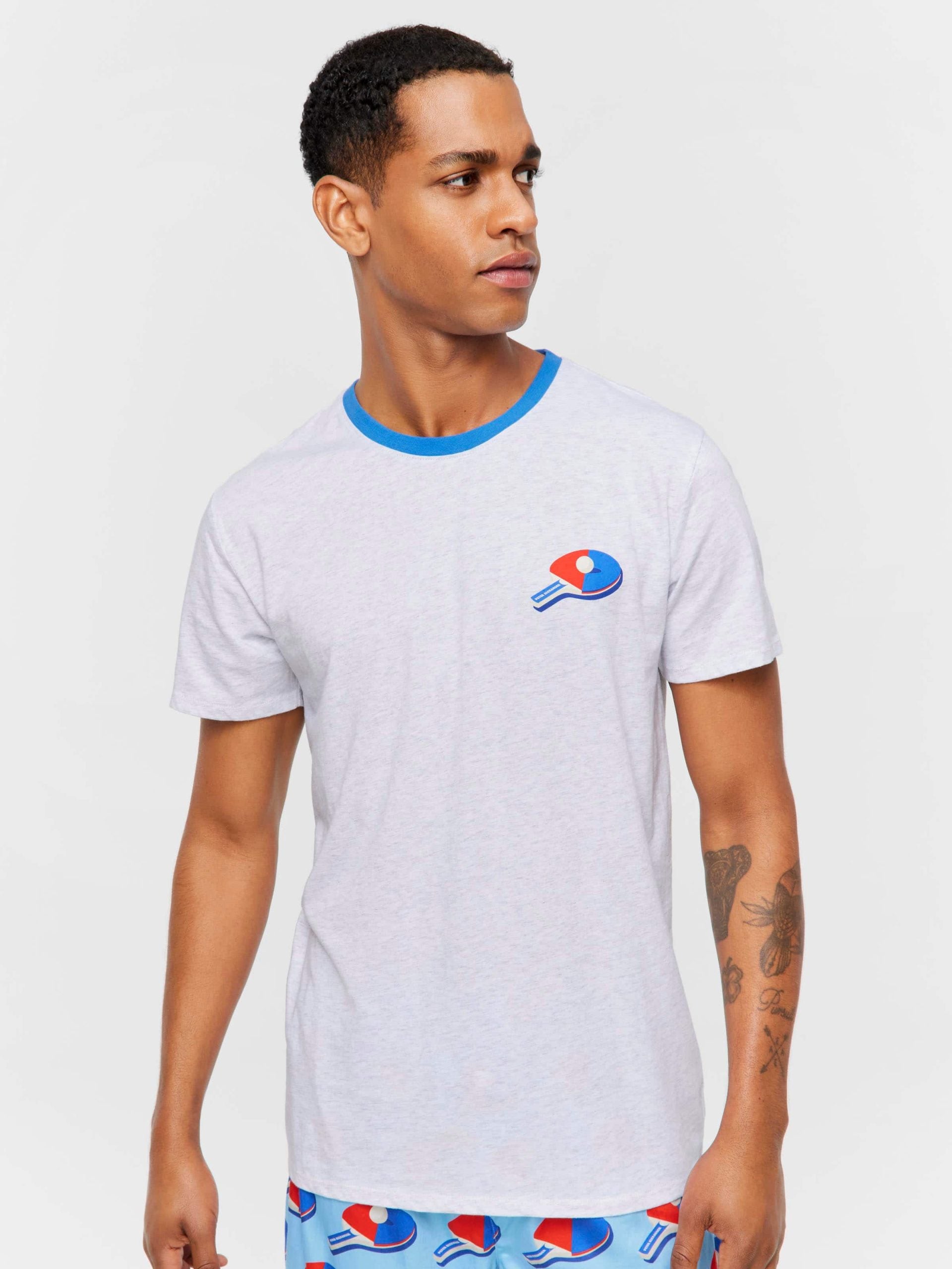 Ping Pong Tee greymarle image 1
