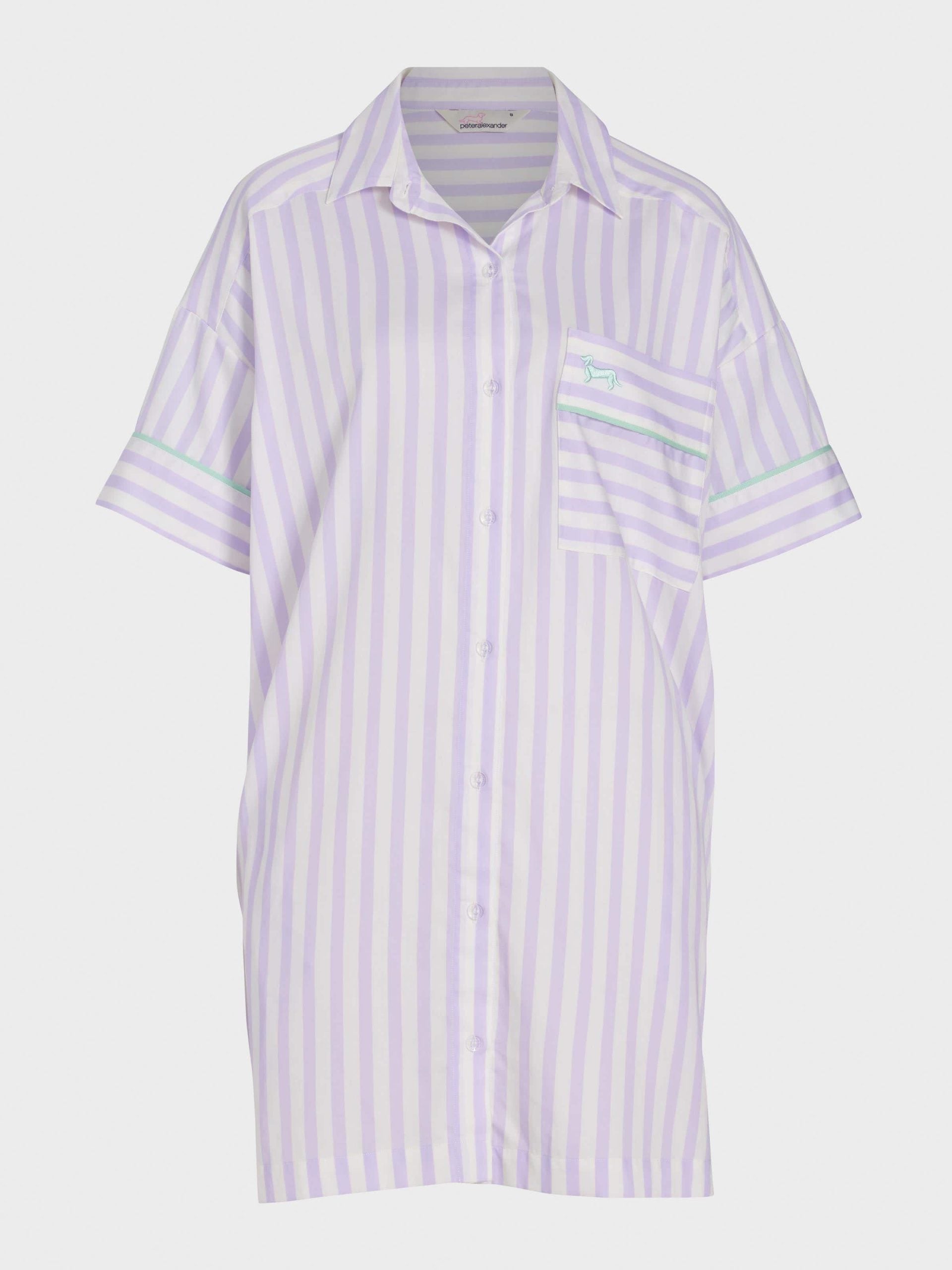 Lilac Candy Stripe Nightshirt multi image 3