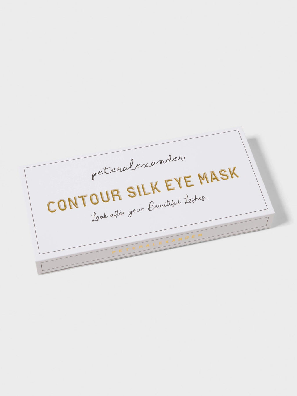 White Mulberry Silk Contour Eye Mask white image 5