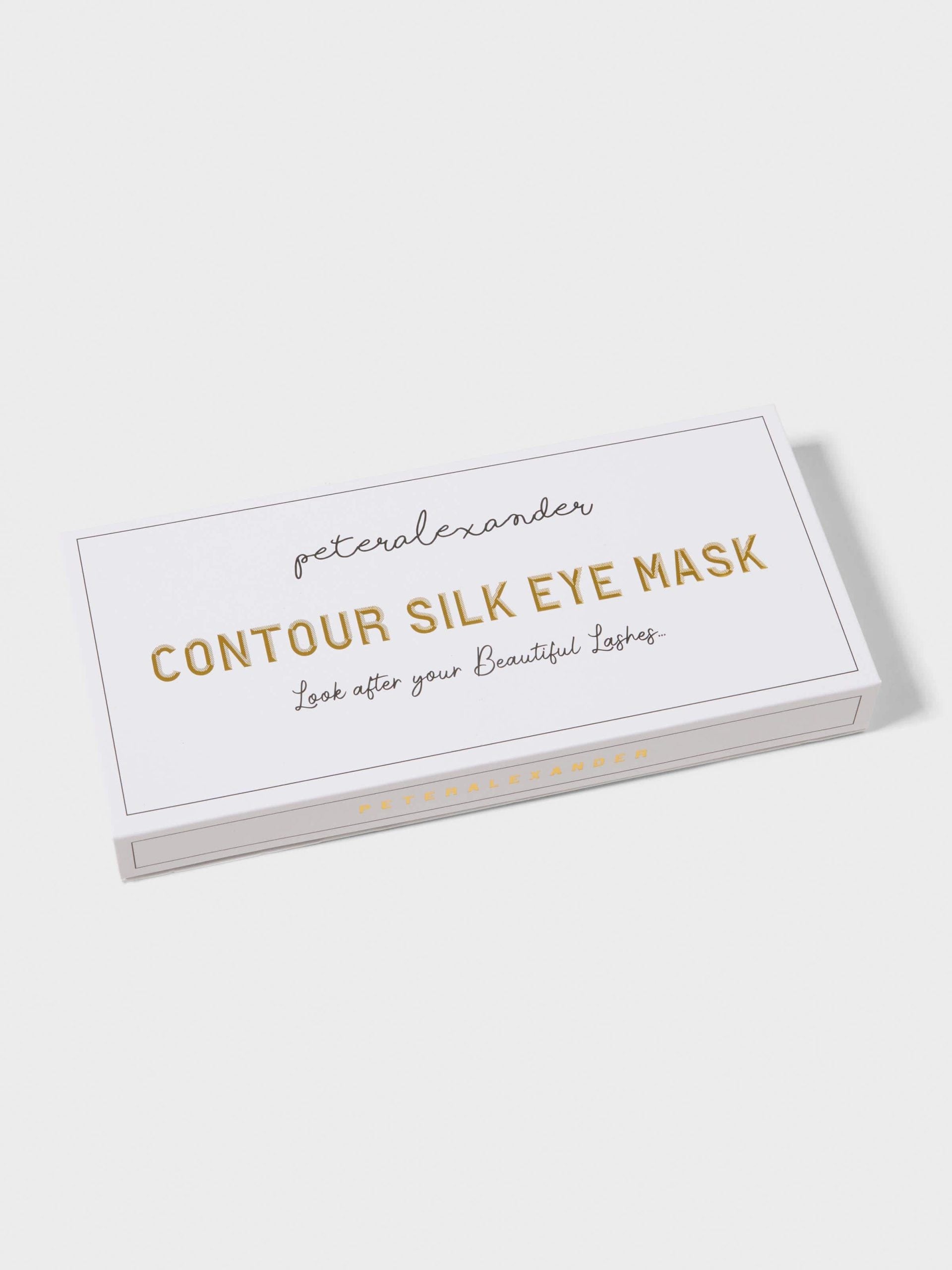 White Mulberry Silk Contour Eye Mask white image 5