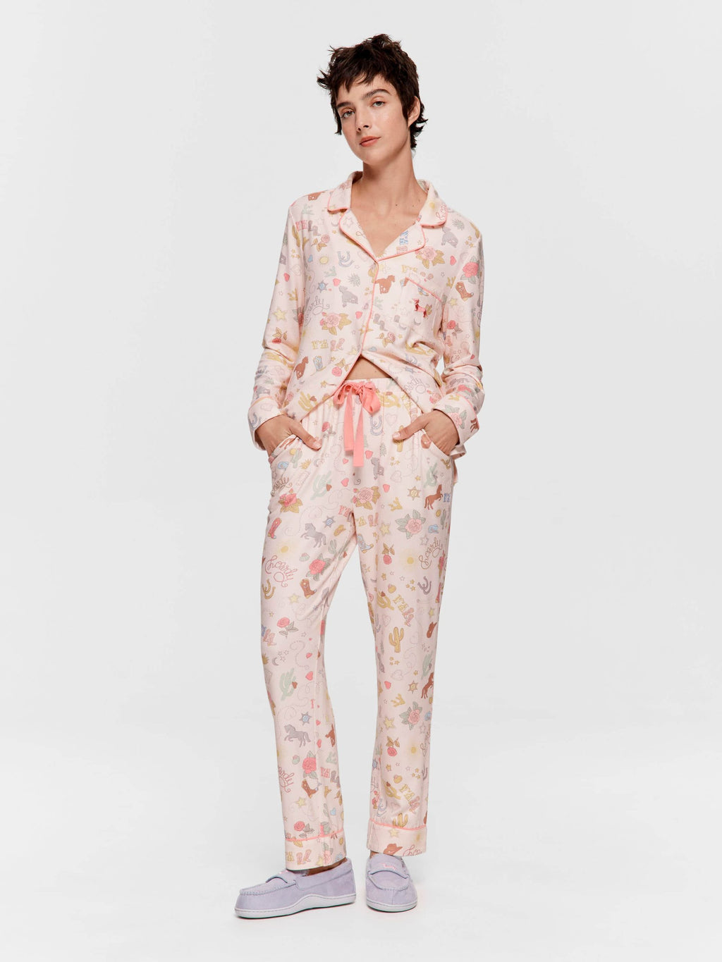 Howdy Plush Classic Pj Set Multi image 2
