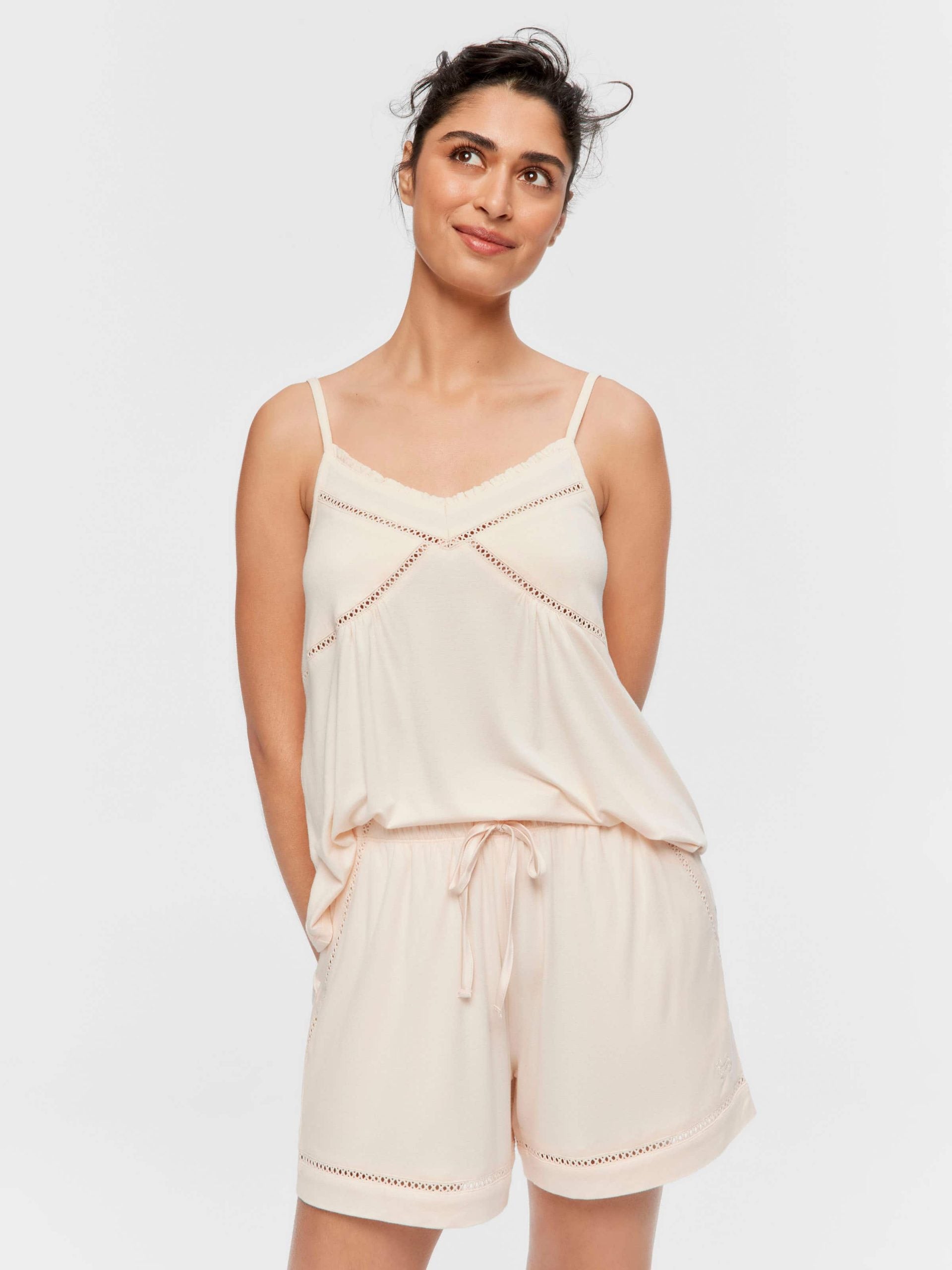 Soft Pink Bamboo Jersey Long Short pink image 1