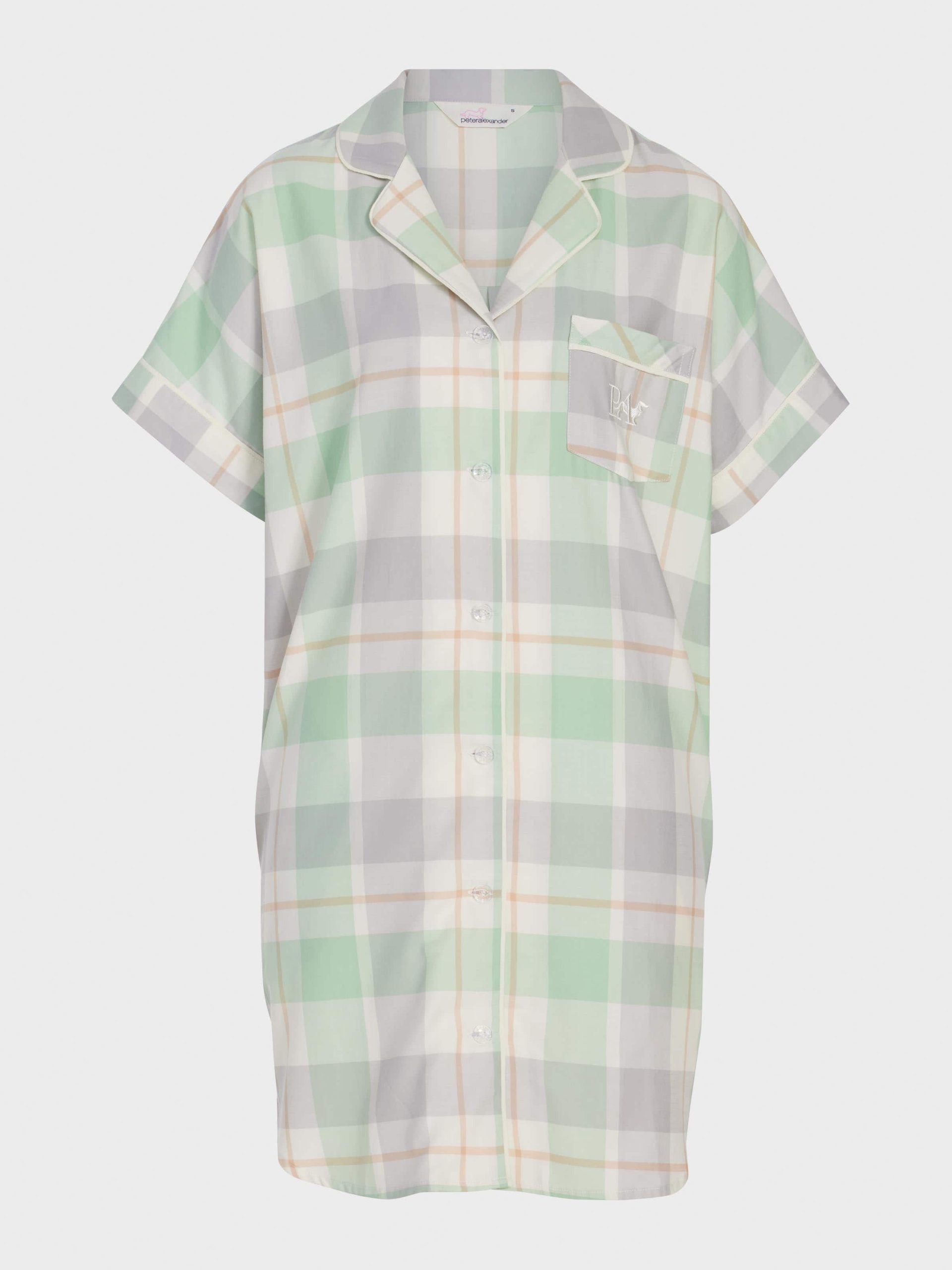Mint Check Nightshirt multi image 3