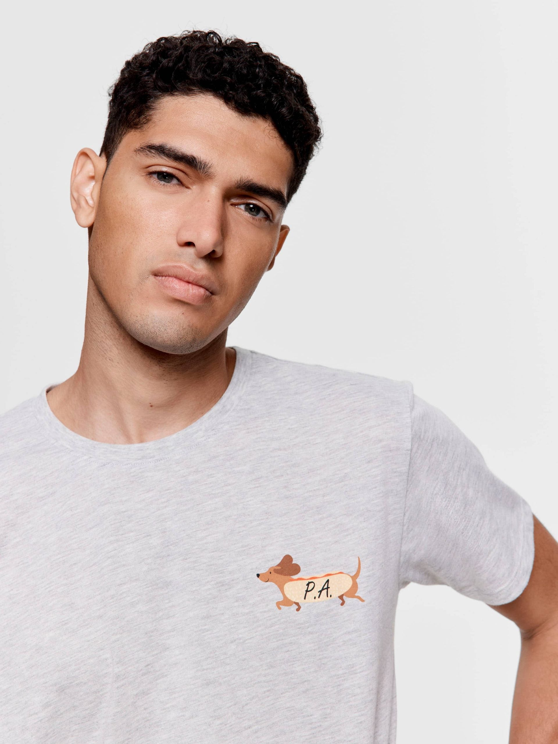 Penny Hot Dog Tee greymarle image 0
