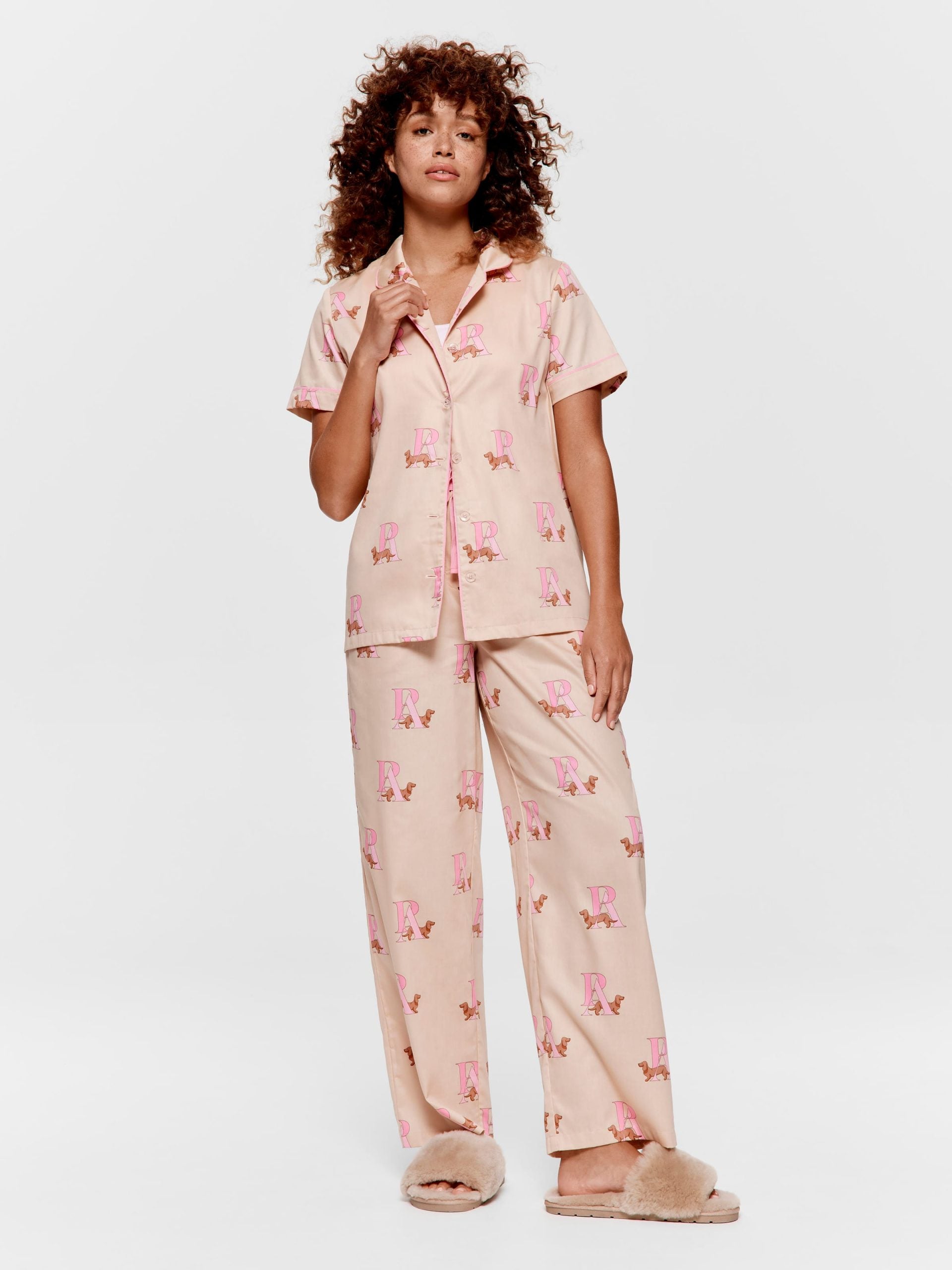 Penny Monogram 100% Cotton Pj Set multi image 3